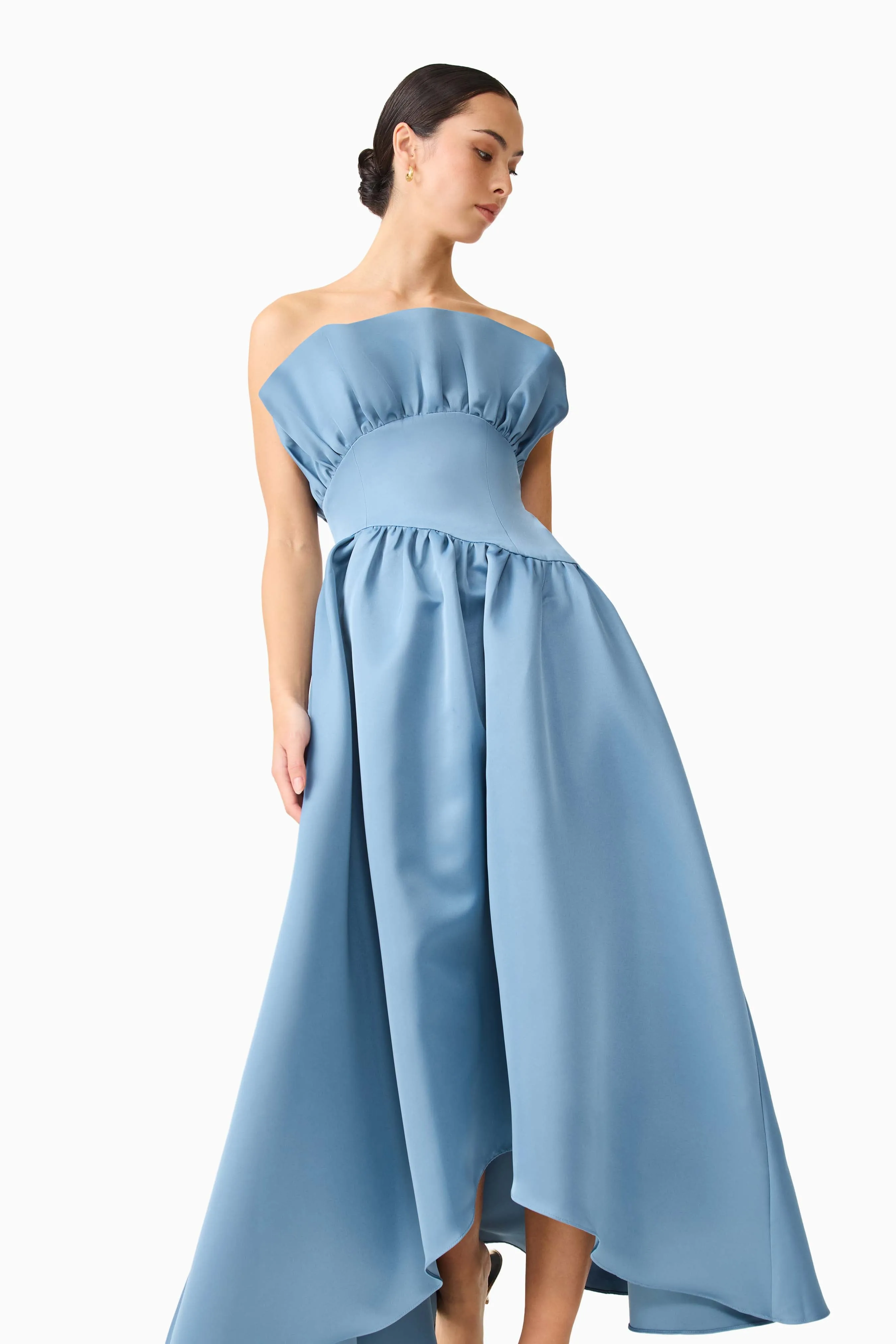 Laurel Sleeveless Maxi Dress in Steel Blue sold by Elliatt product image thumbnail 5