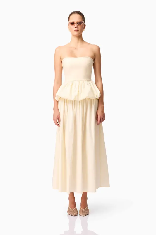 CURAAE Delia Top & Skirt Set in White sold by Elliatt