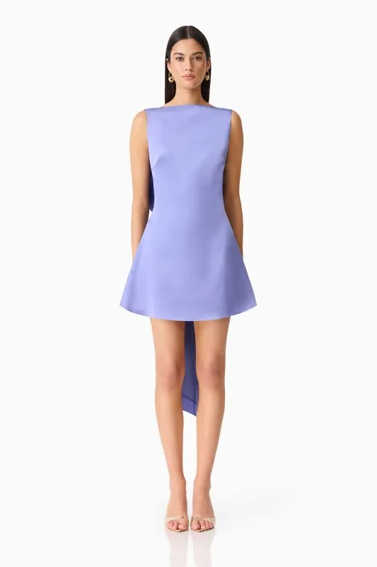 Jacinta Shift Mini Dress in Blue sold by Elliatt