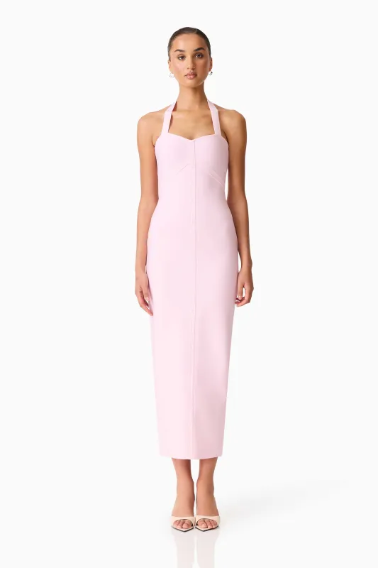 Marla Halter Gown in Pink made by Elliatt