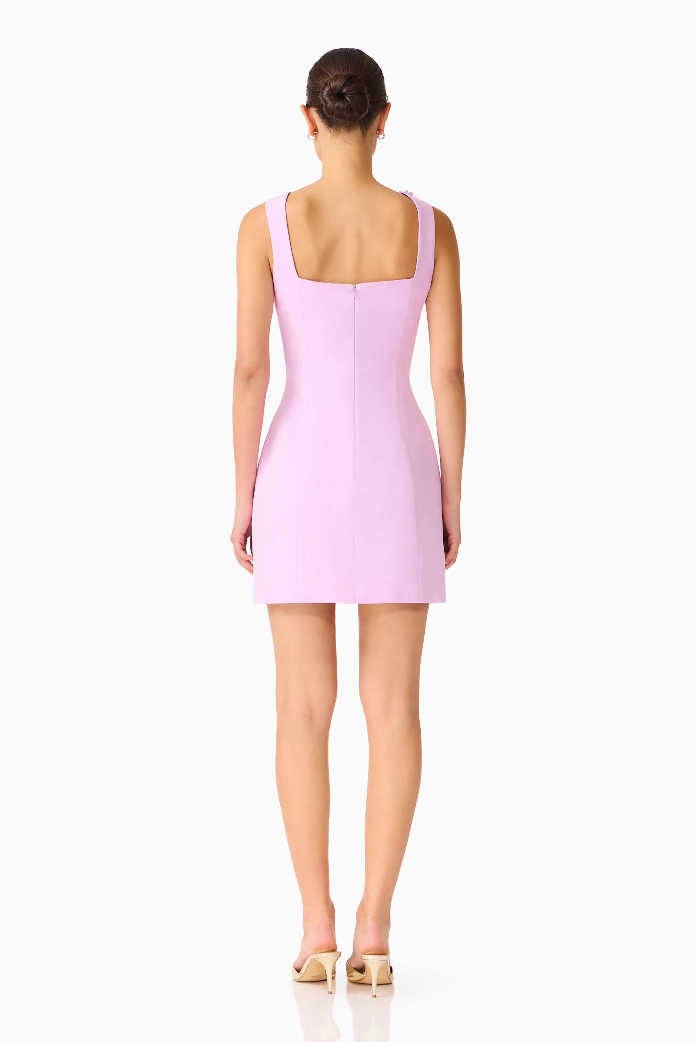 Trompe 3D Mini Dress in Purple sold by Elliatt product image thumbnail 4