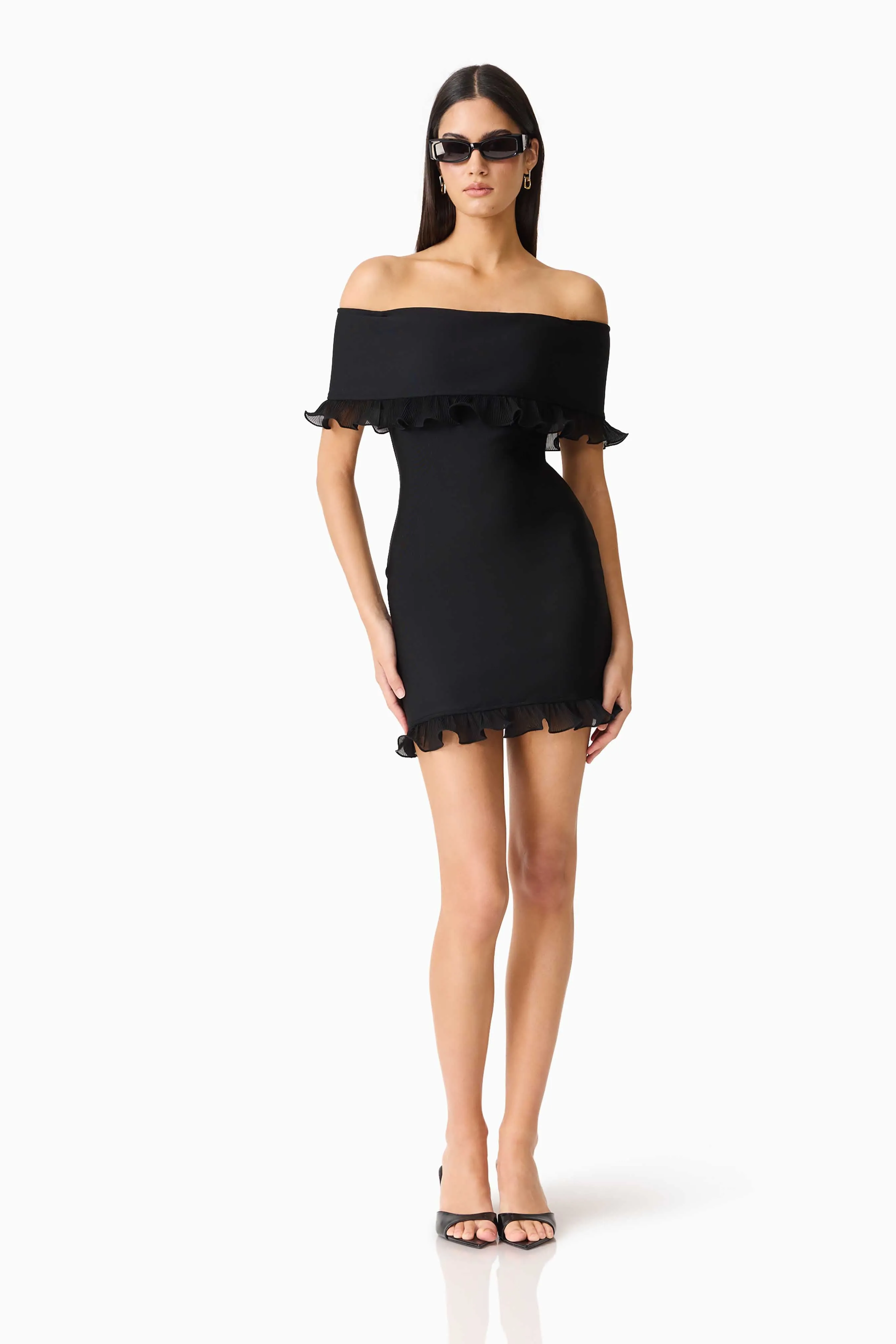 CURAAE Catiana Mini Dress in Black sold by Elliatt product image thumbnail 2