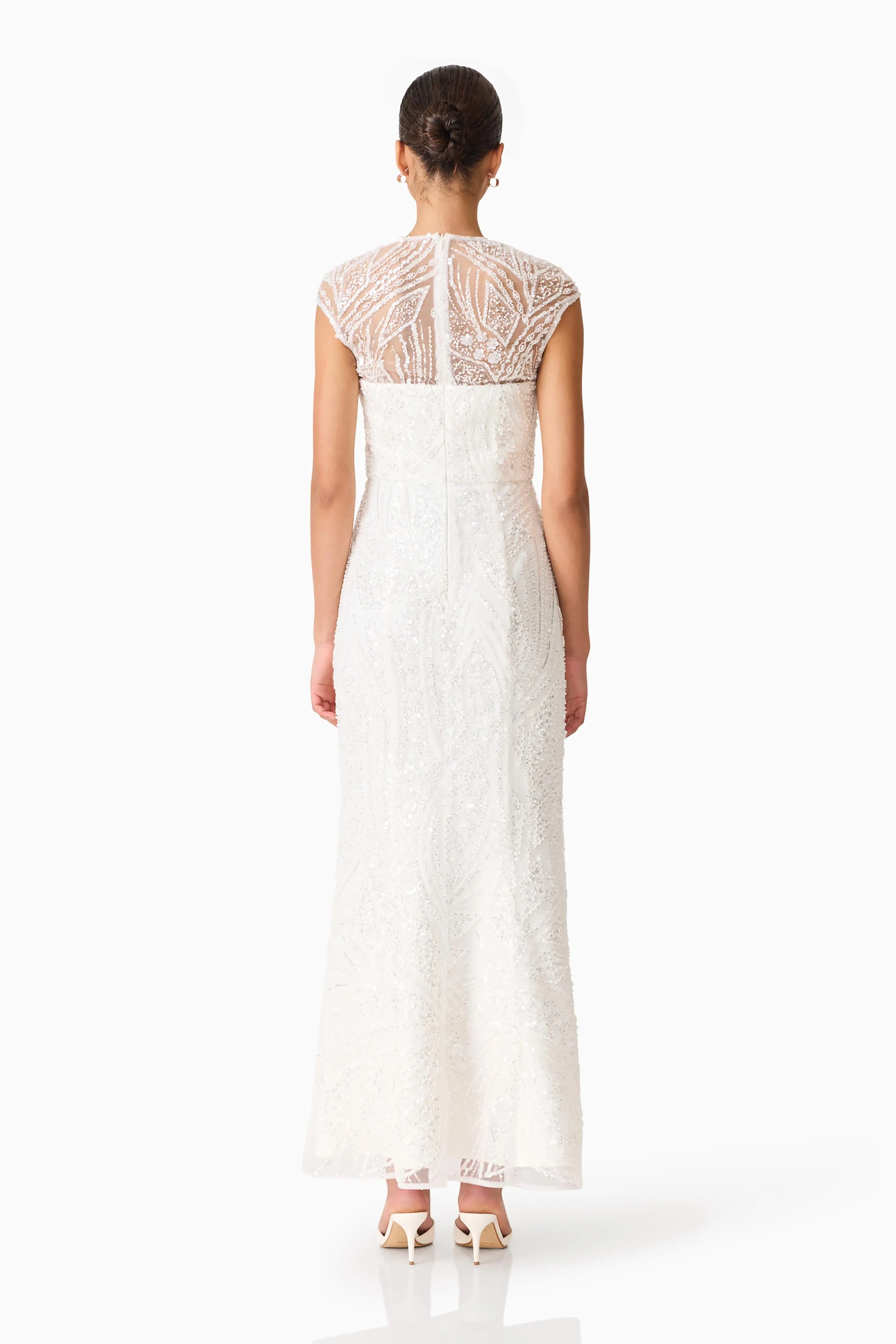 Daelia Embellished Gown White sold by Elliatt product image thumbnail 4