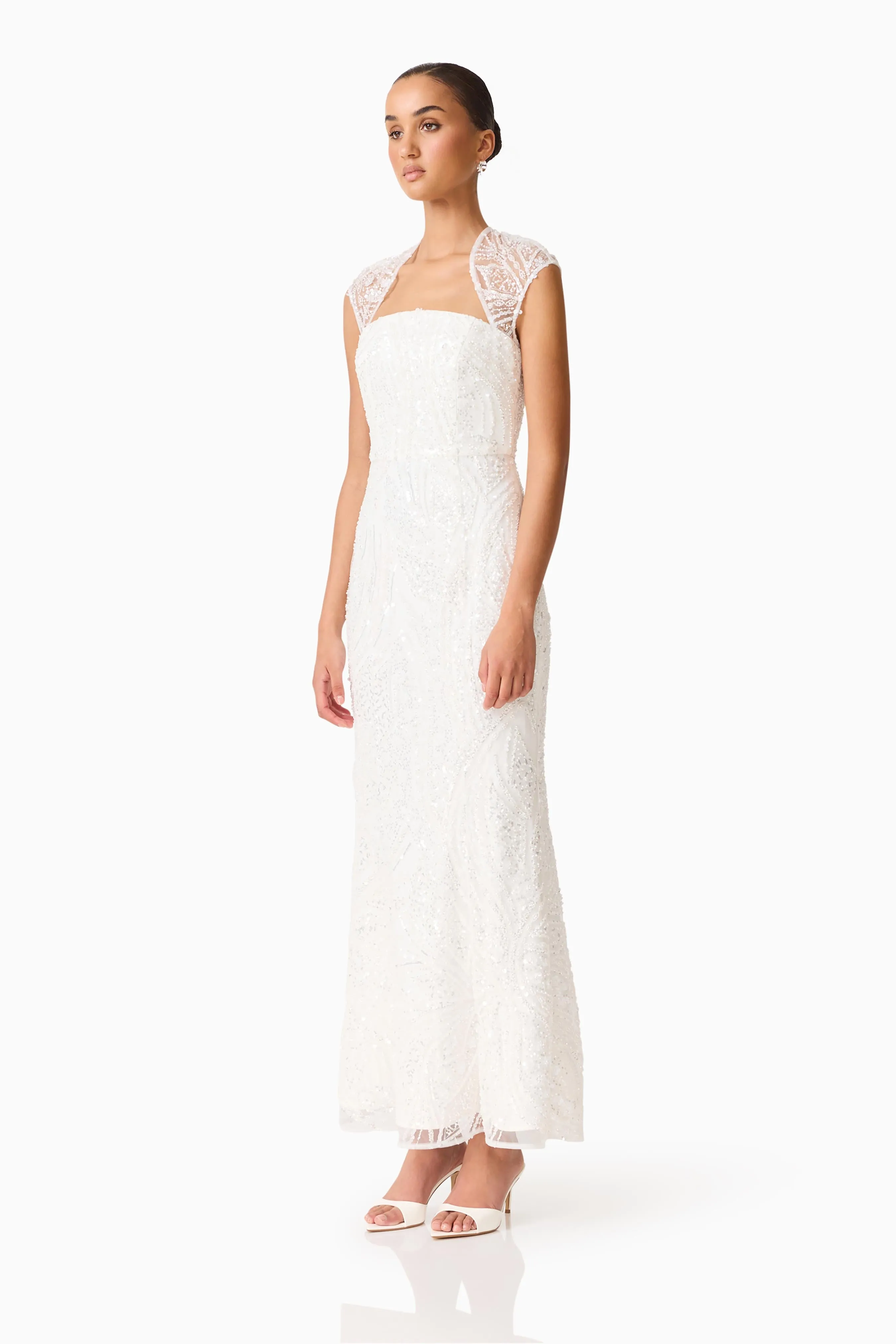 Daelia Embellished Gown White sold by Elliatt product image thumbnail 2