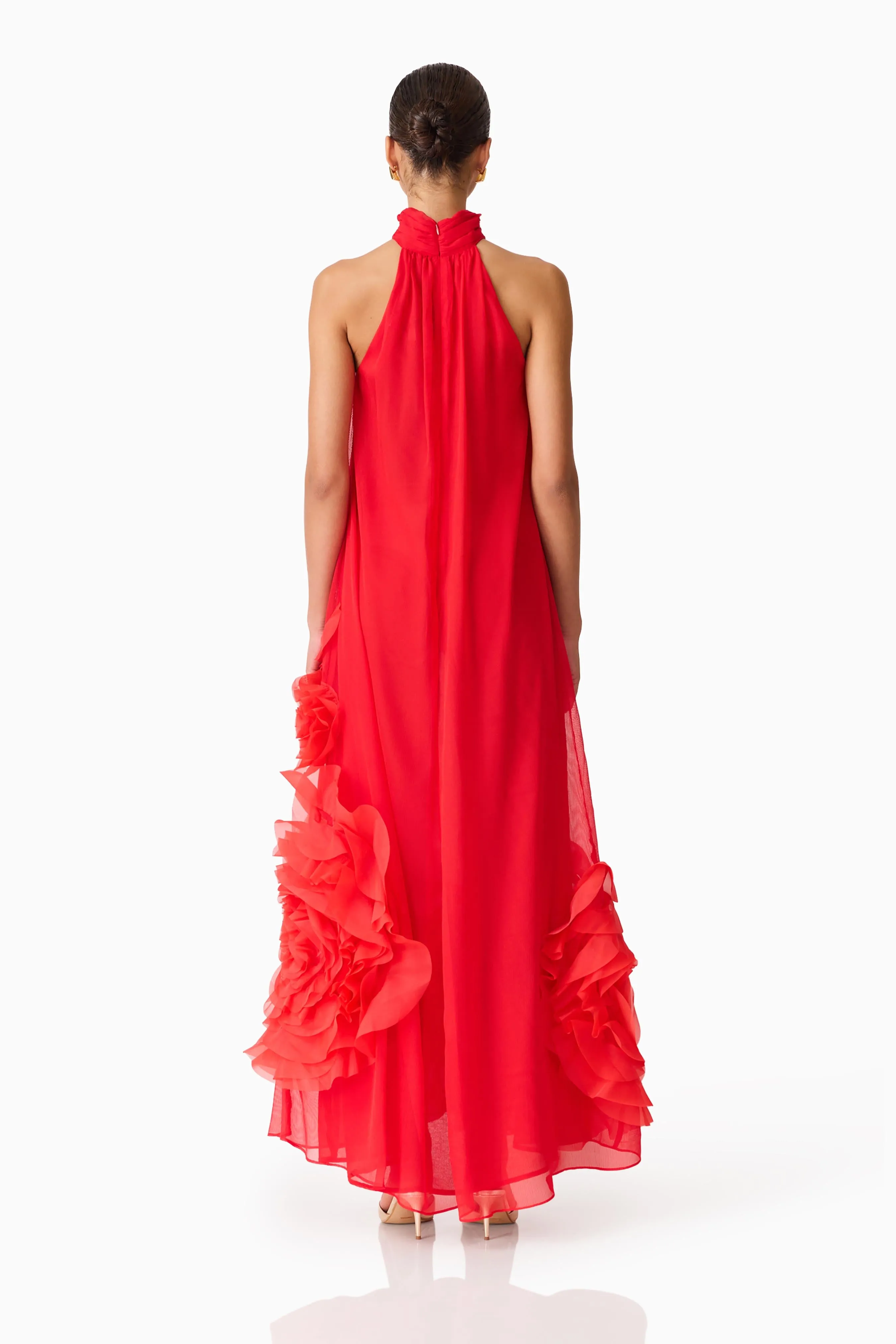Evelin Halter Gown in Red sold by Elliatt product image thumbnail 5