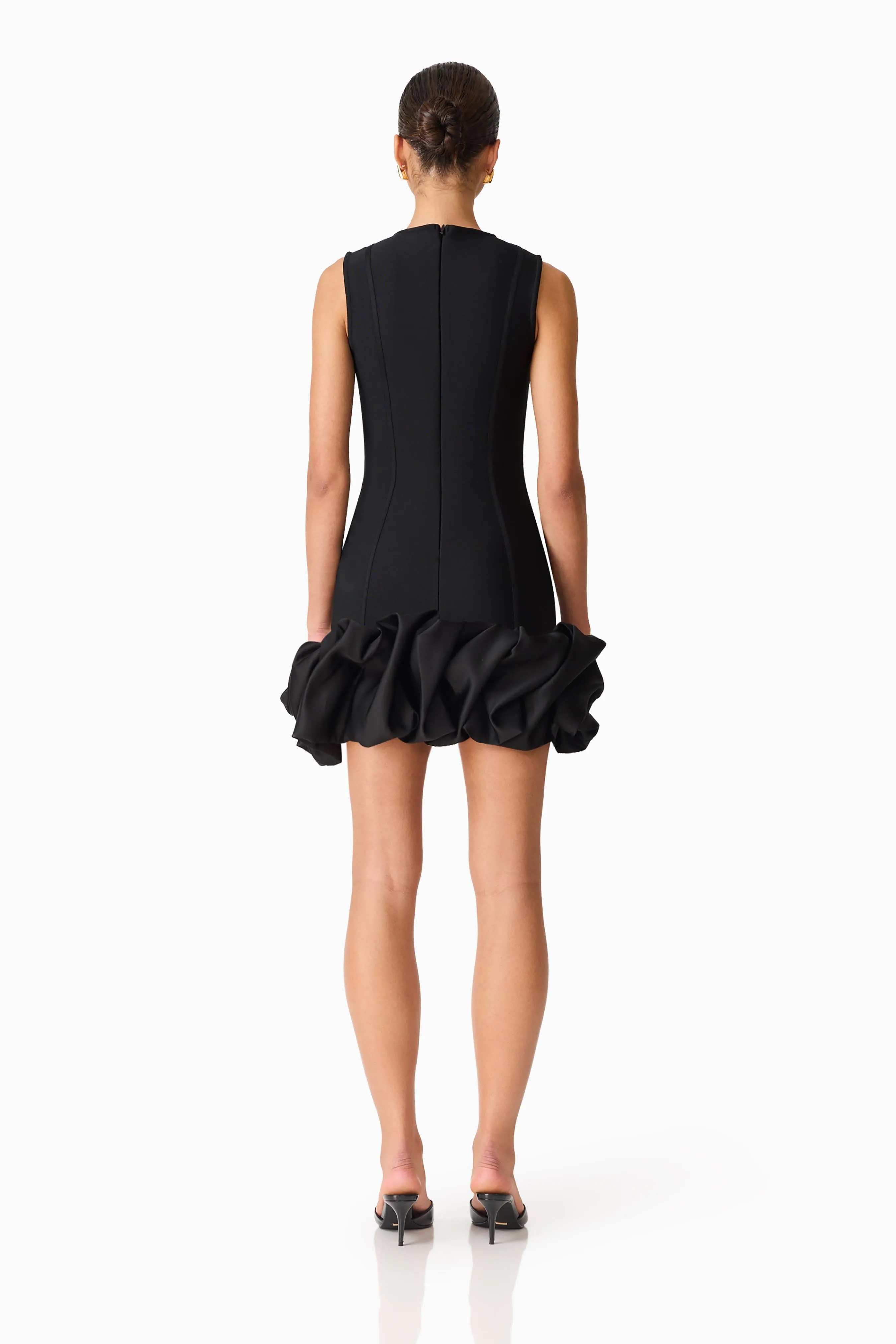 Celia Bubble Mini Dress in Black sold by Elliatt product image thumbnail 4