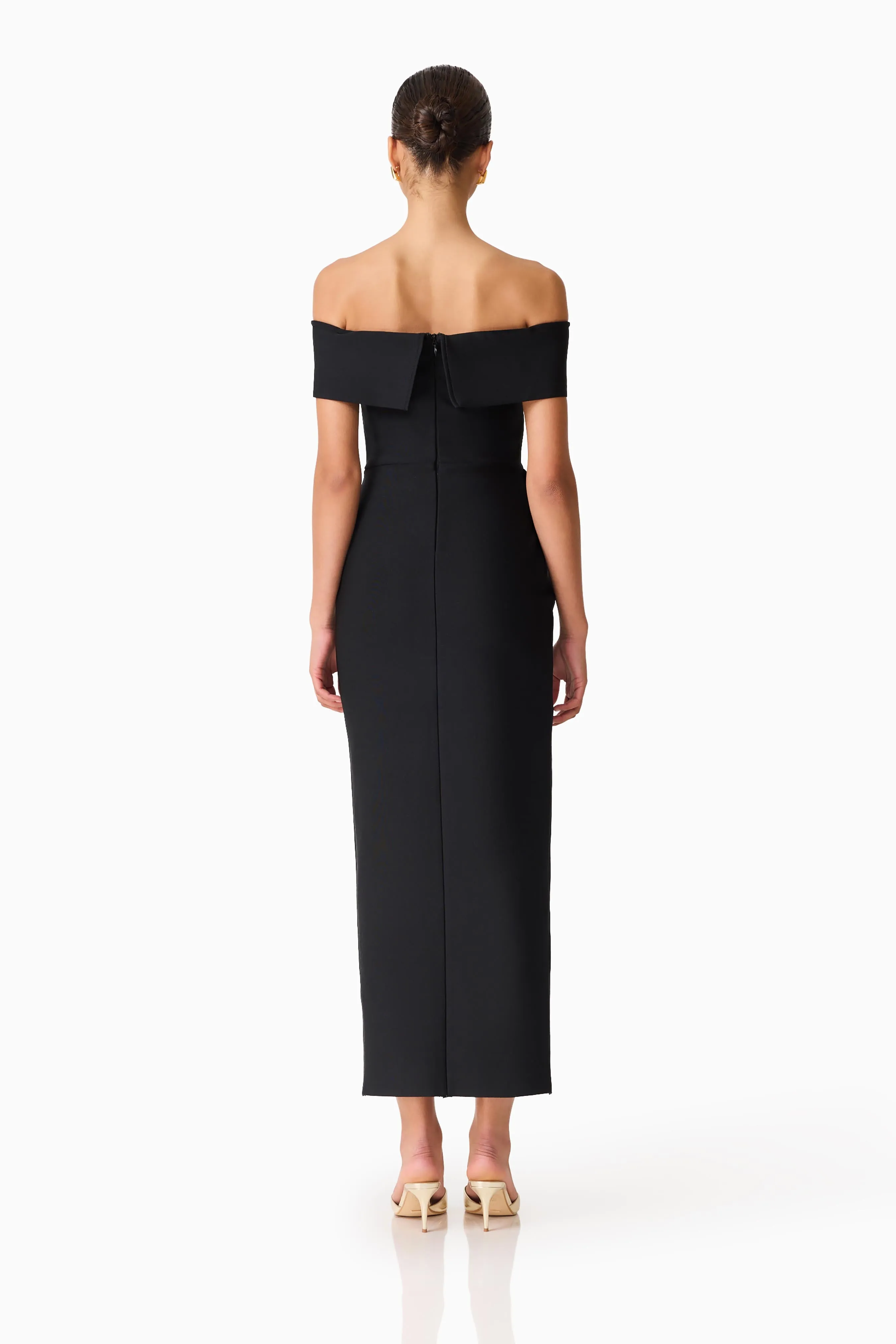 Celia Off The Shoulder Gown in Black sold by Elliatt product image thumbnail 4