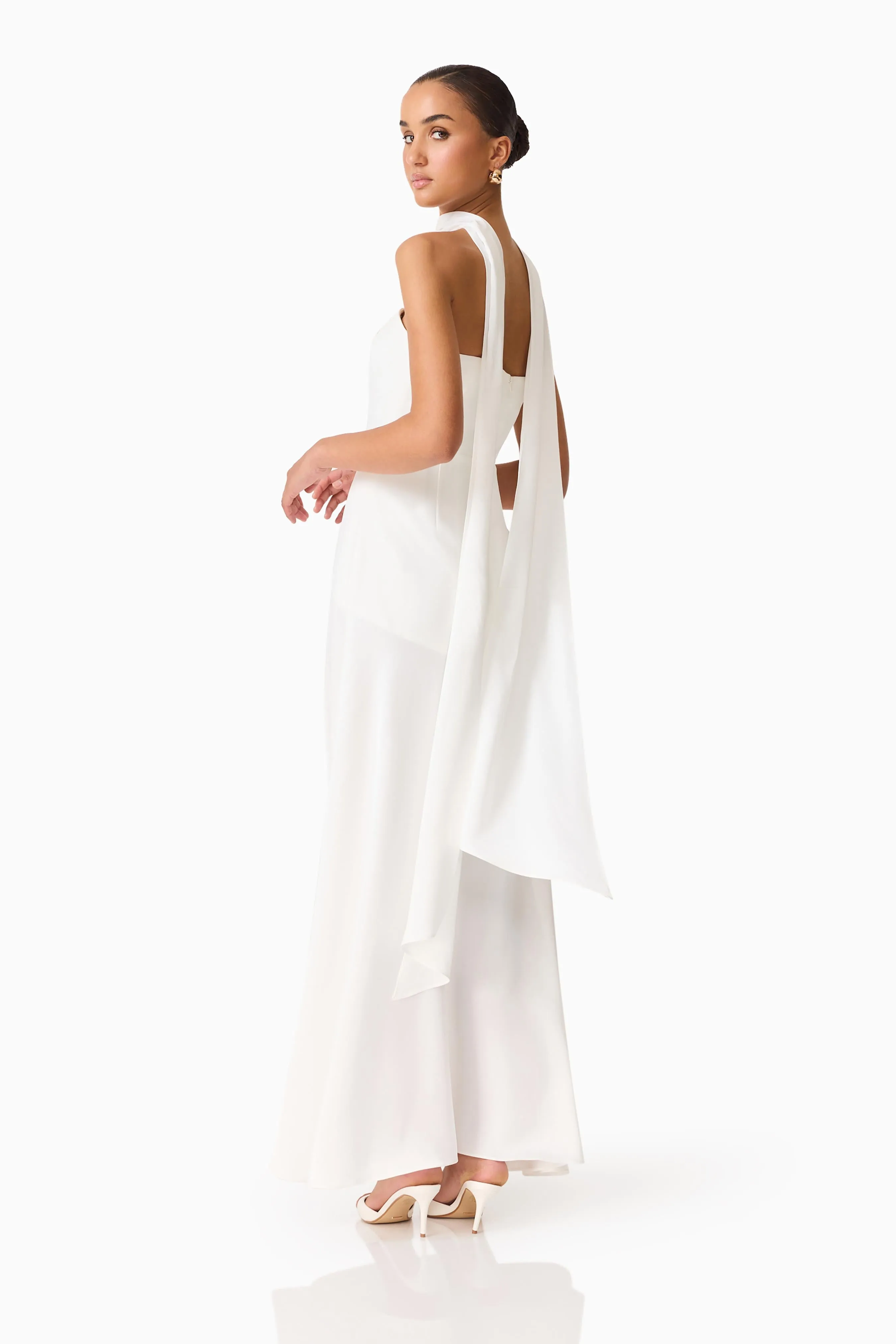 Noralyn Strapless Gown in White sold by Elliatt product image thumbnail 5