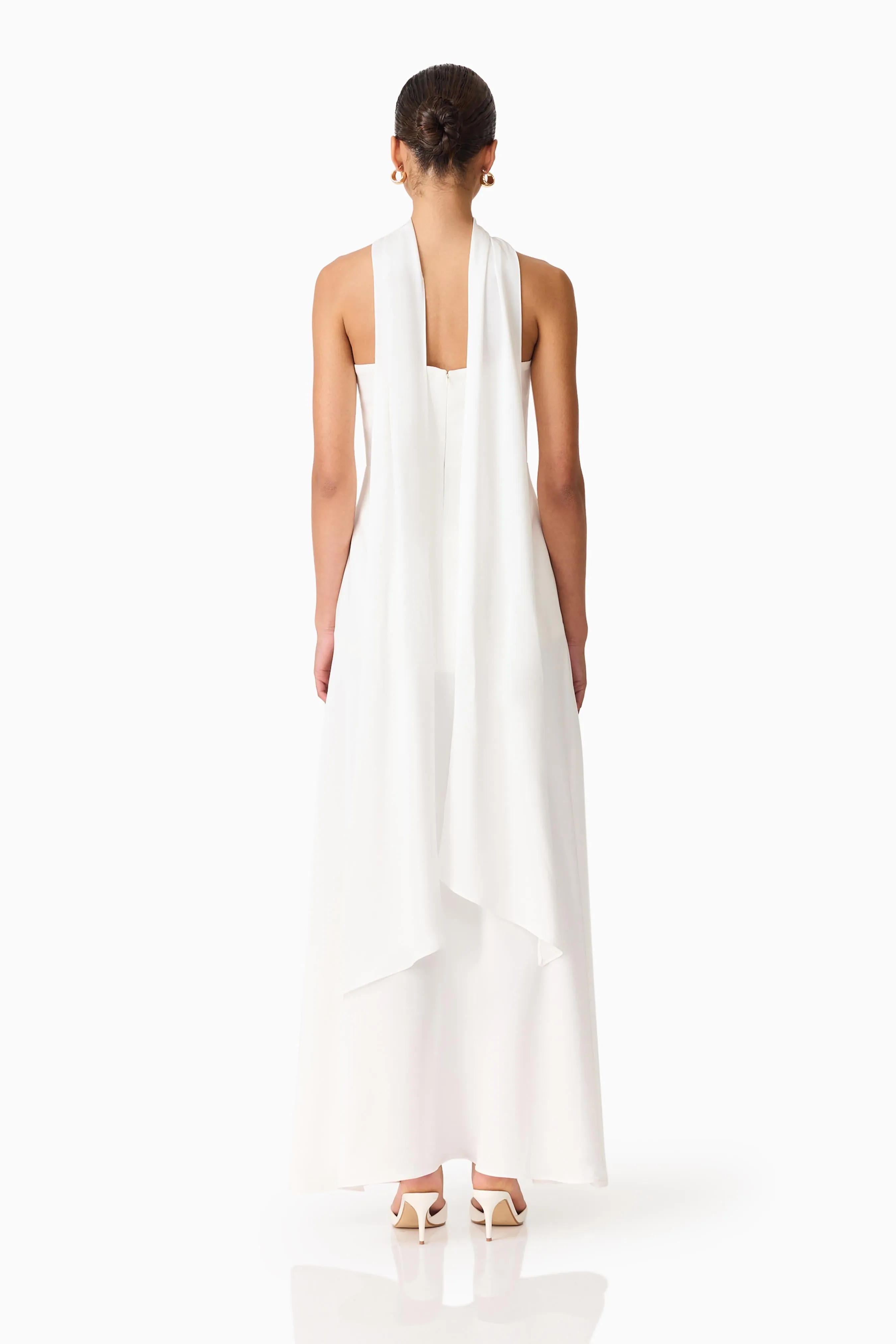 Noralyn Strapless Gown in White sold by Elliatt product image thumbnail 4