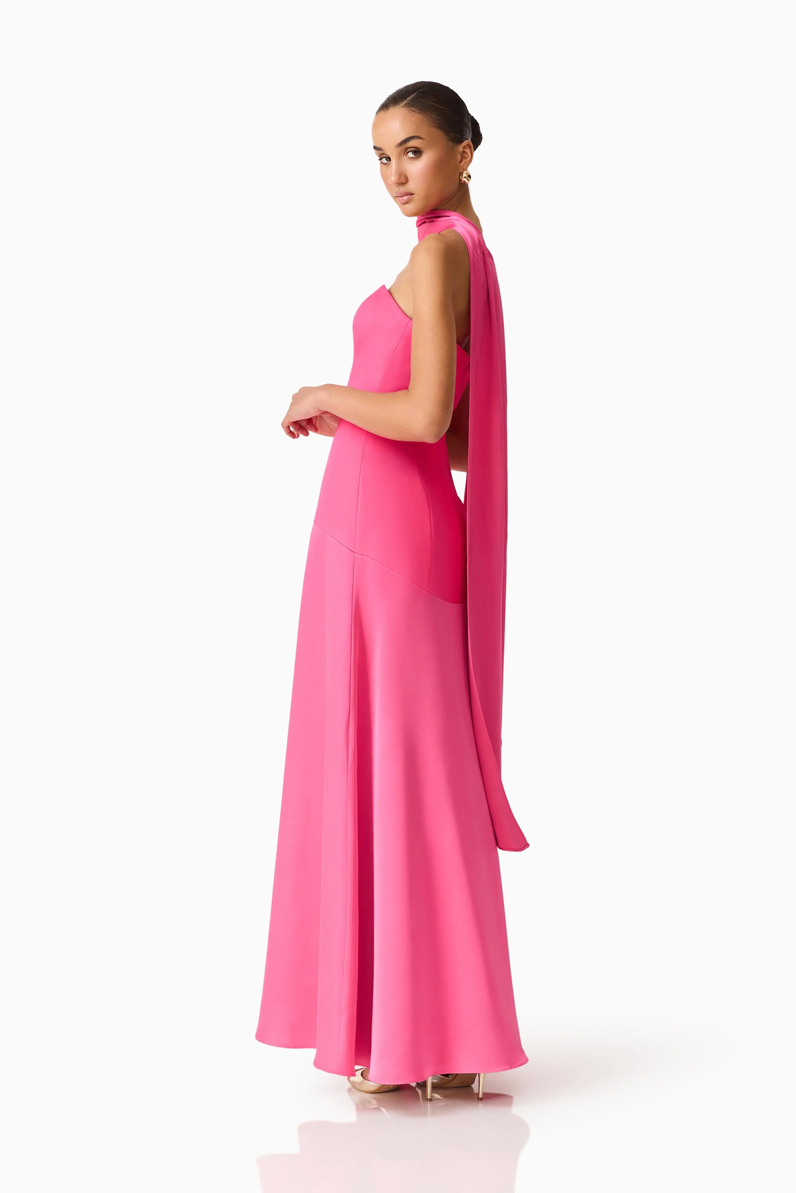 Noralyn Strapless Gown in Pink sold by Elliatt product image thumbnail 5