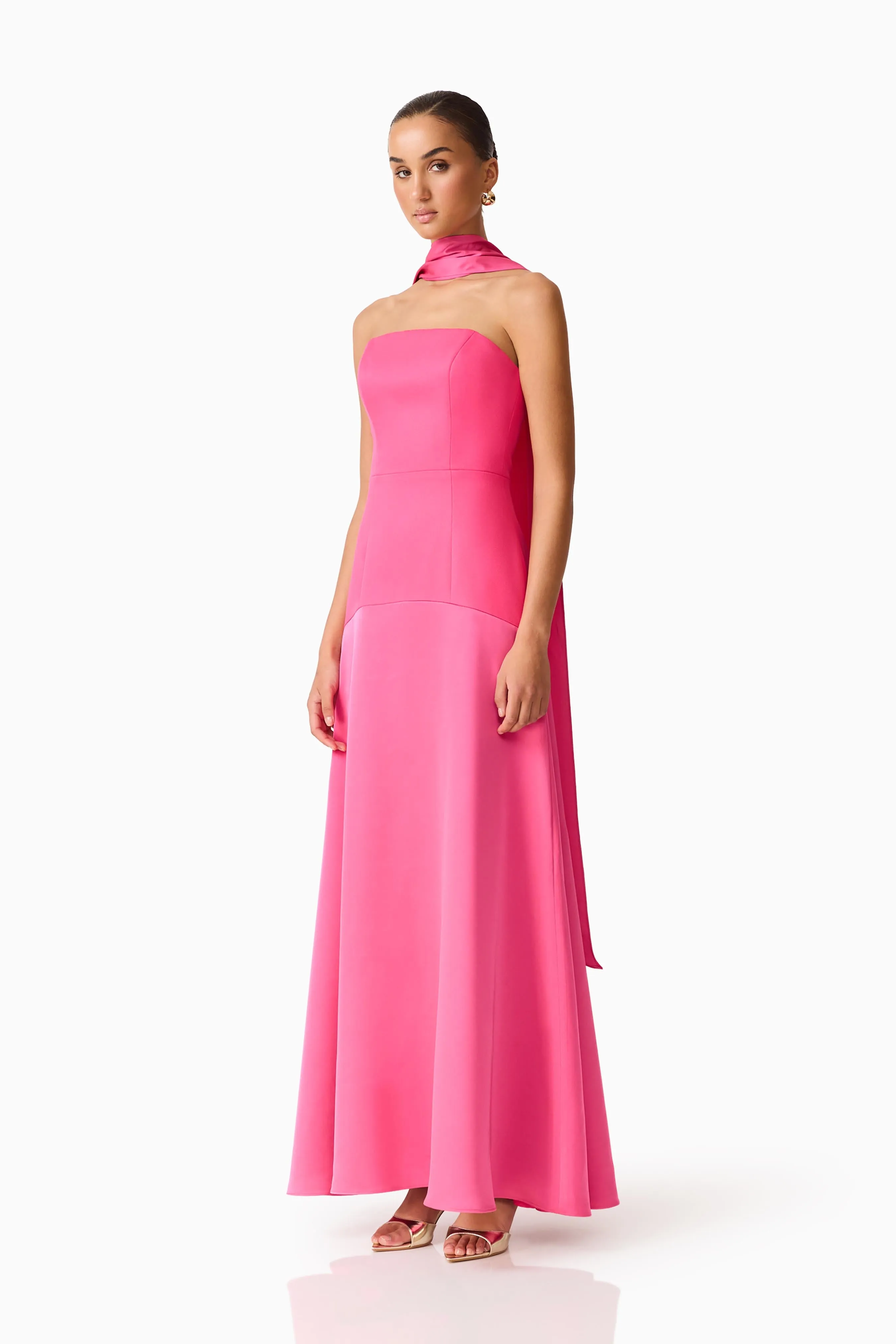 Noralyn Strapless Gown in Pink sold by Elliatt product image thumbnail 2