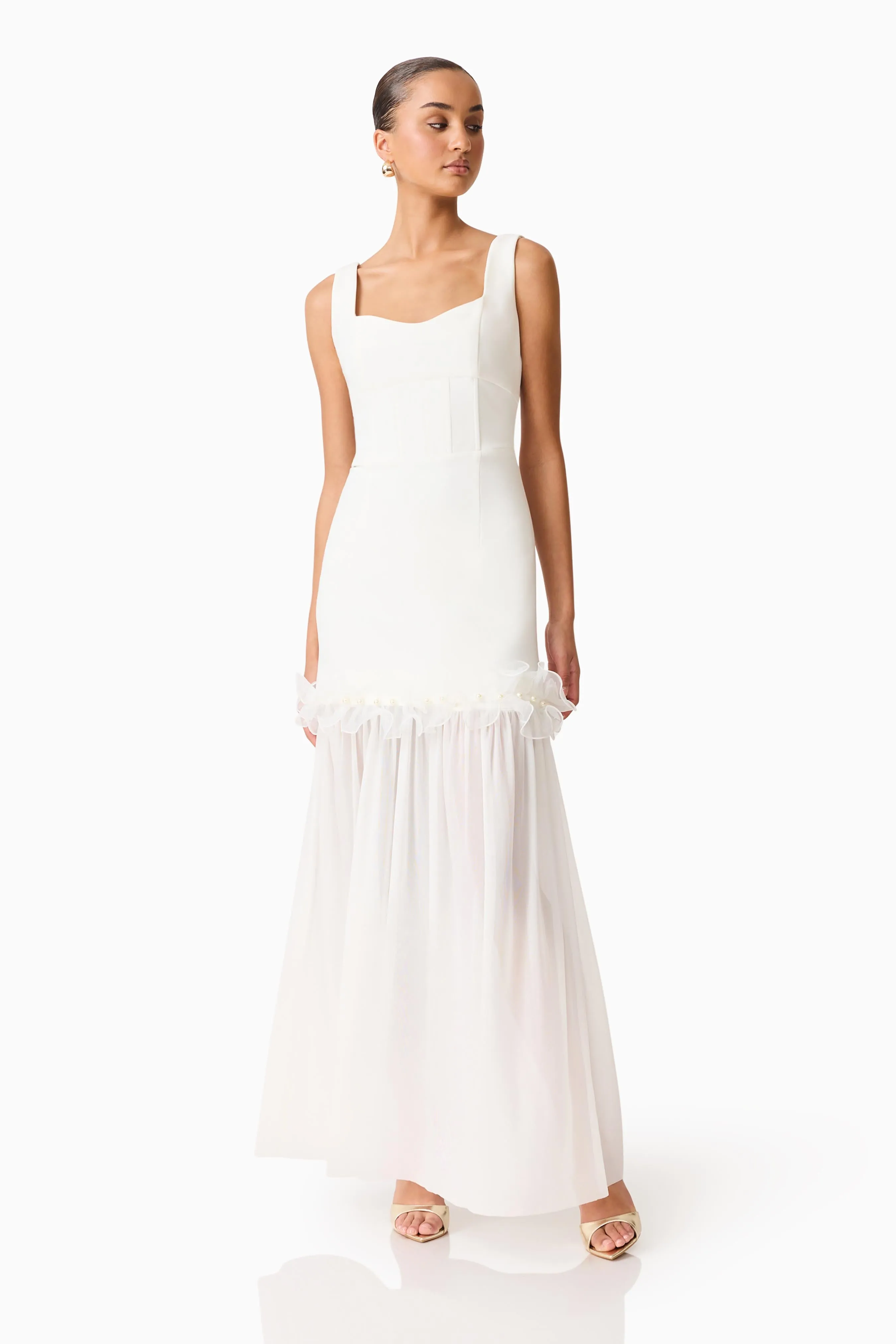 Sia Sweetheart Gown in White sold by Elliatt product image thumbnail 4