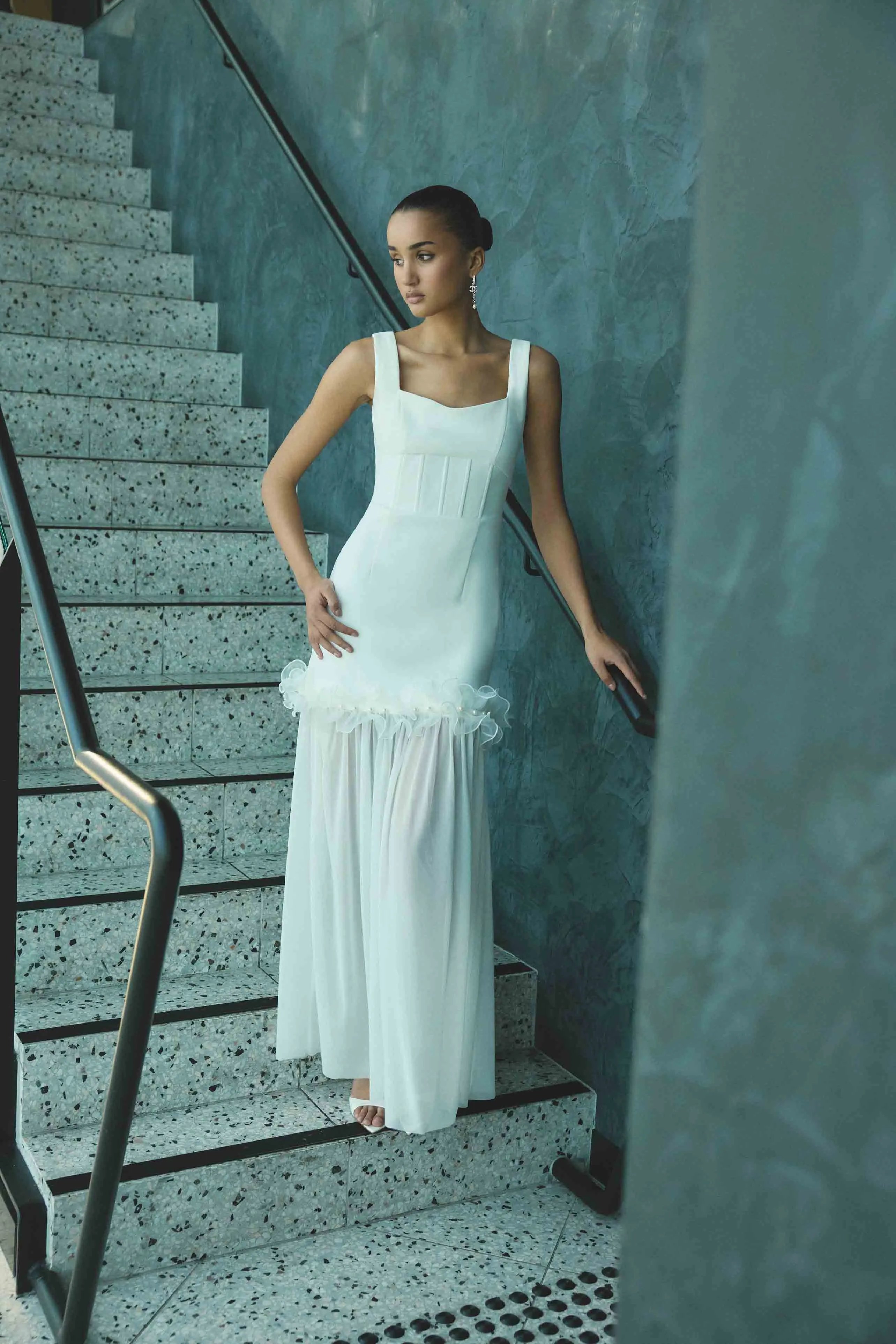 Sia Sweetheart Gown in White sold by Elliatt product image thumbnail 2