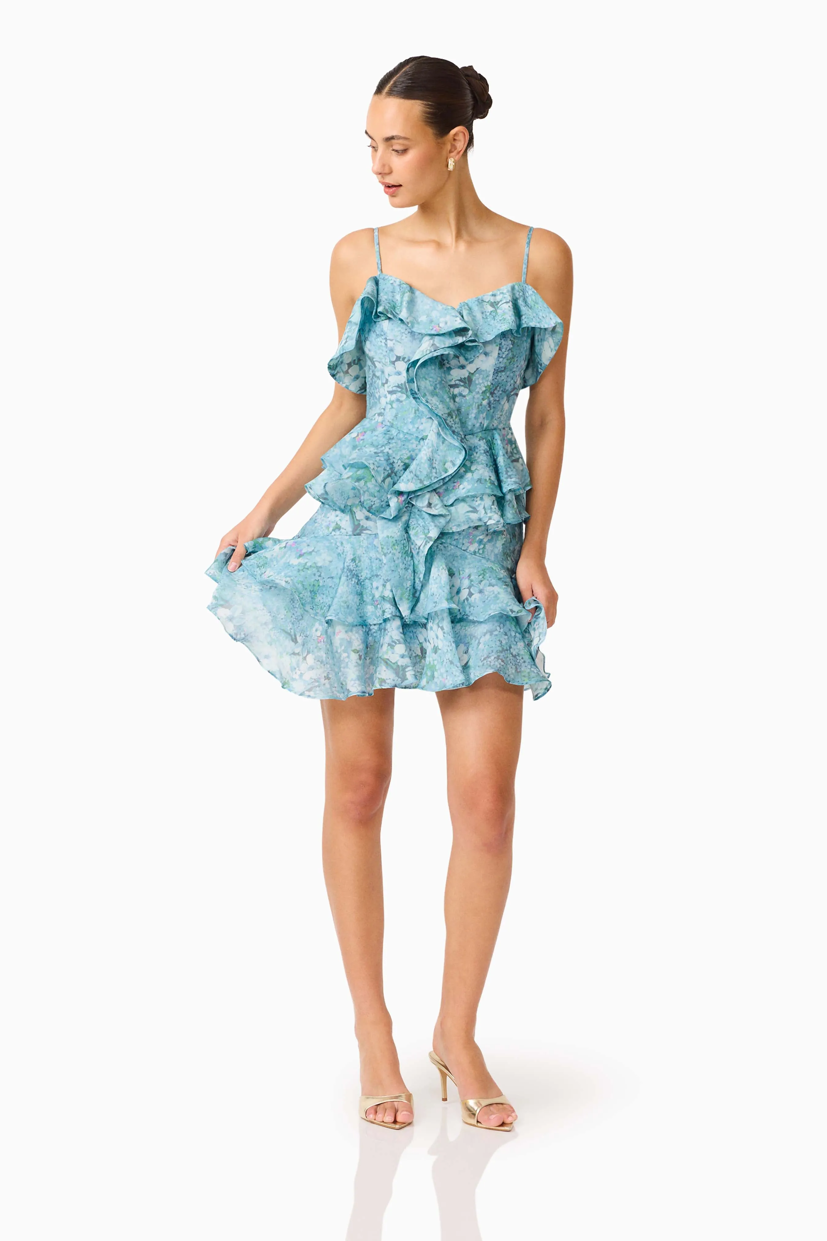 Faye Mini Dress in Blue sold by Elliatt product image thumbnail 4
