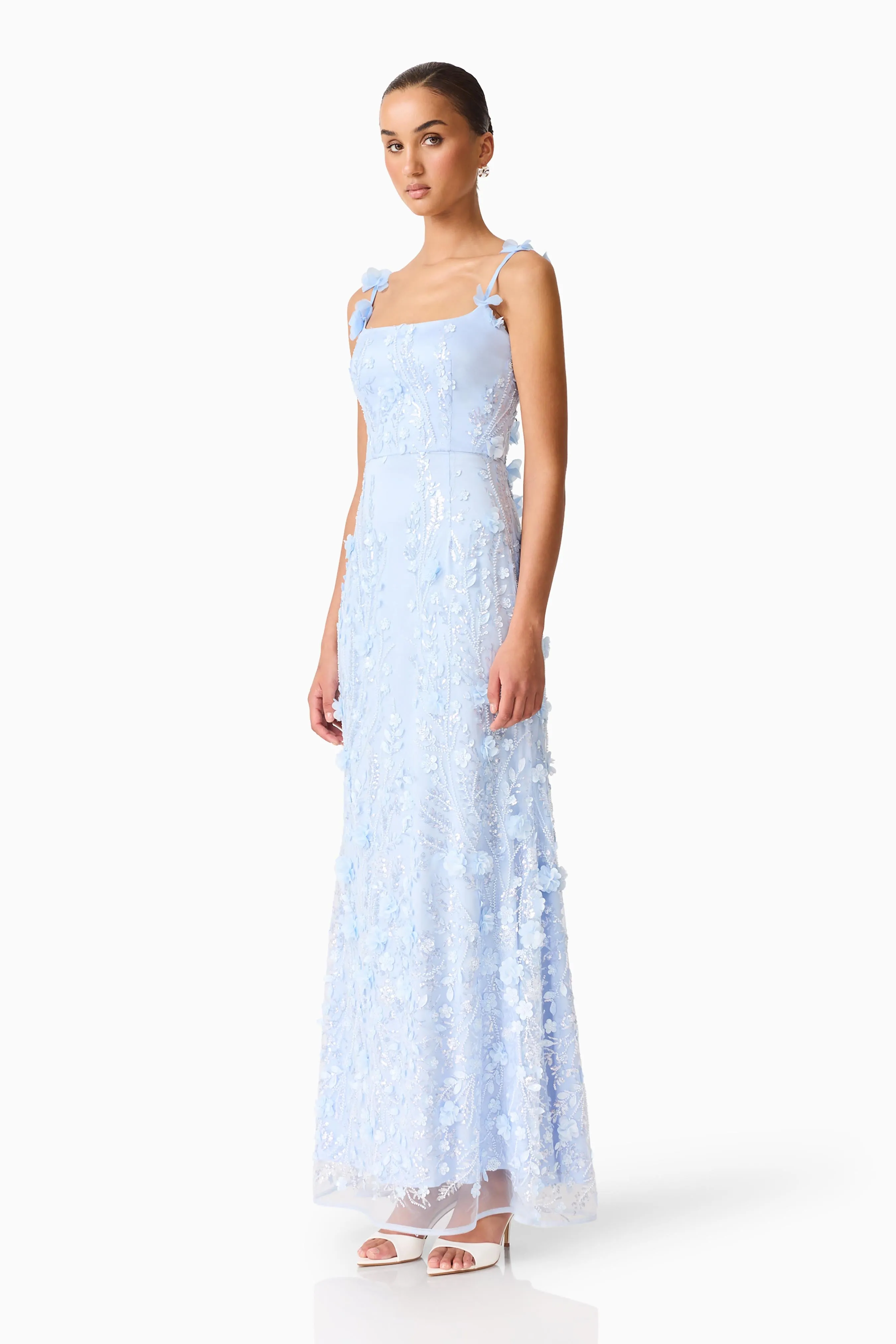 Rina Embellished Gown in Blue sold by Elliatt product image thumbnail 3