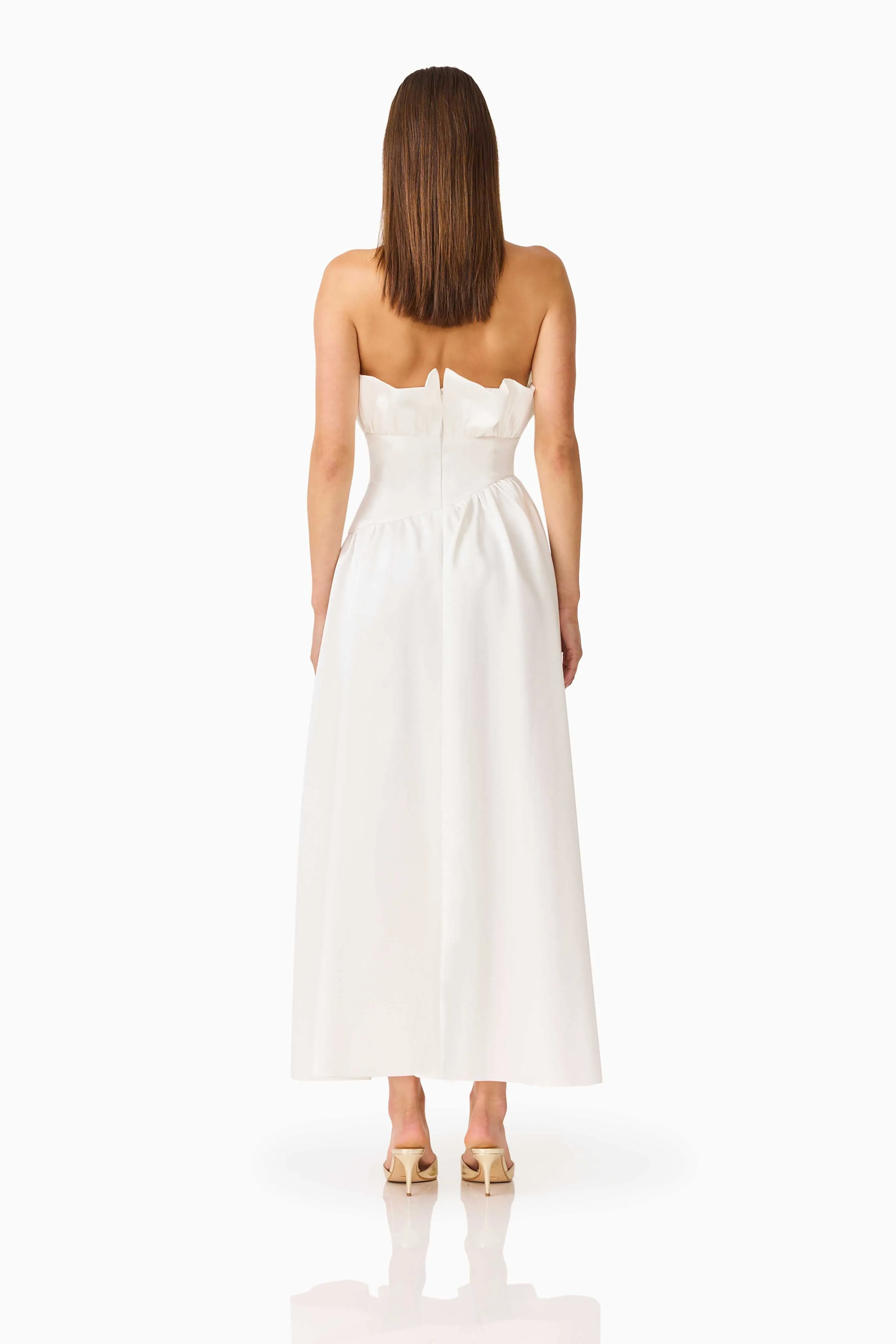 Laurel Sleeveless Maxi Dress in Pearl White sold by Elliatt product image thumbnail 4