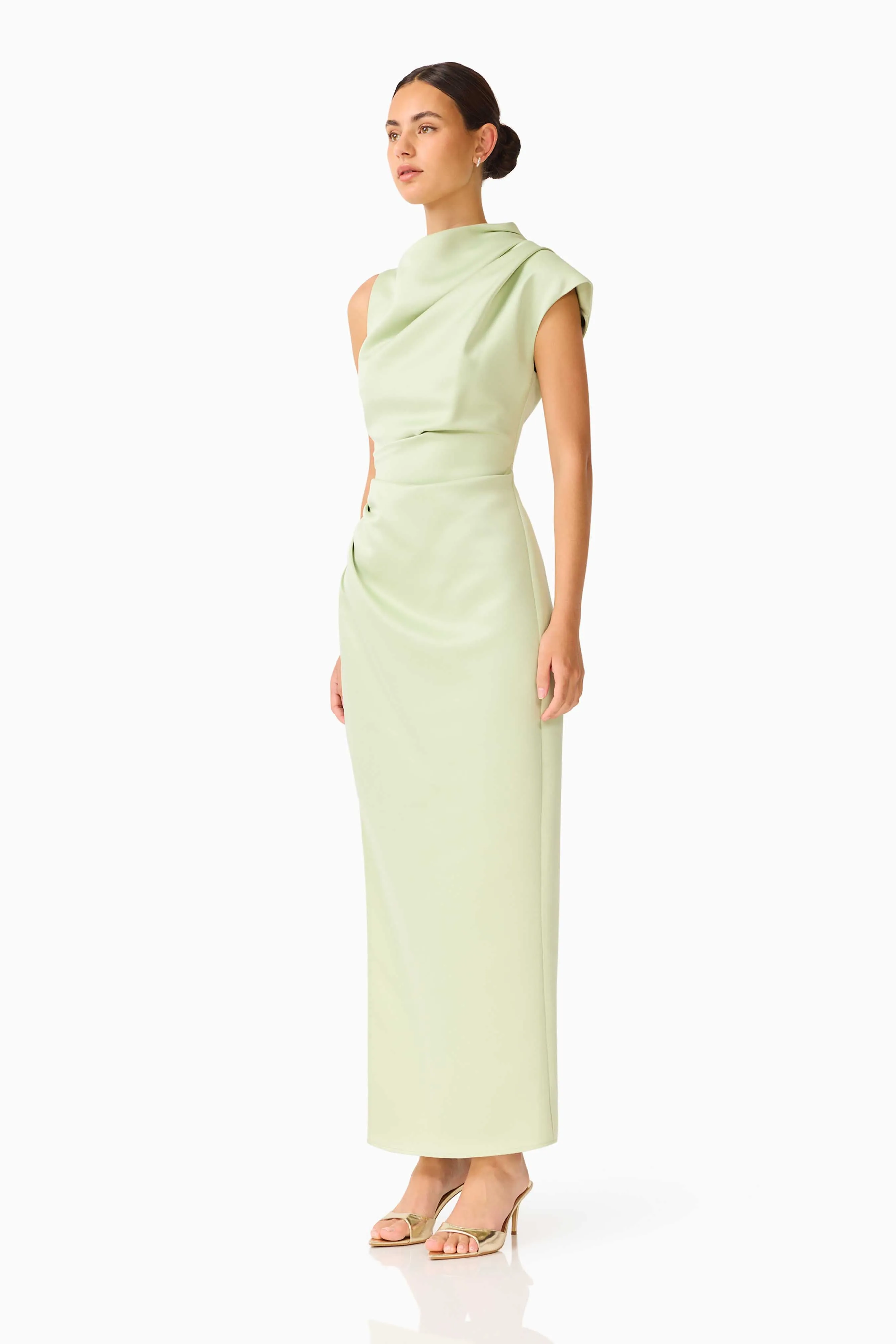 Coralie Maxi Gown in Sage Green sold by Elliatt product image thumbnail 2