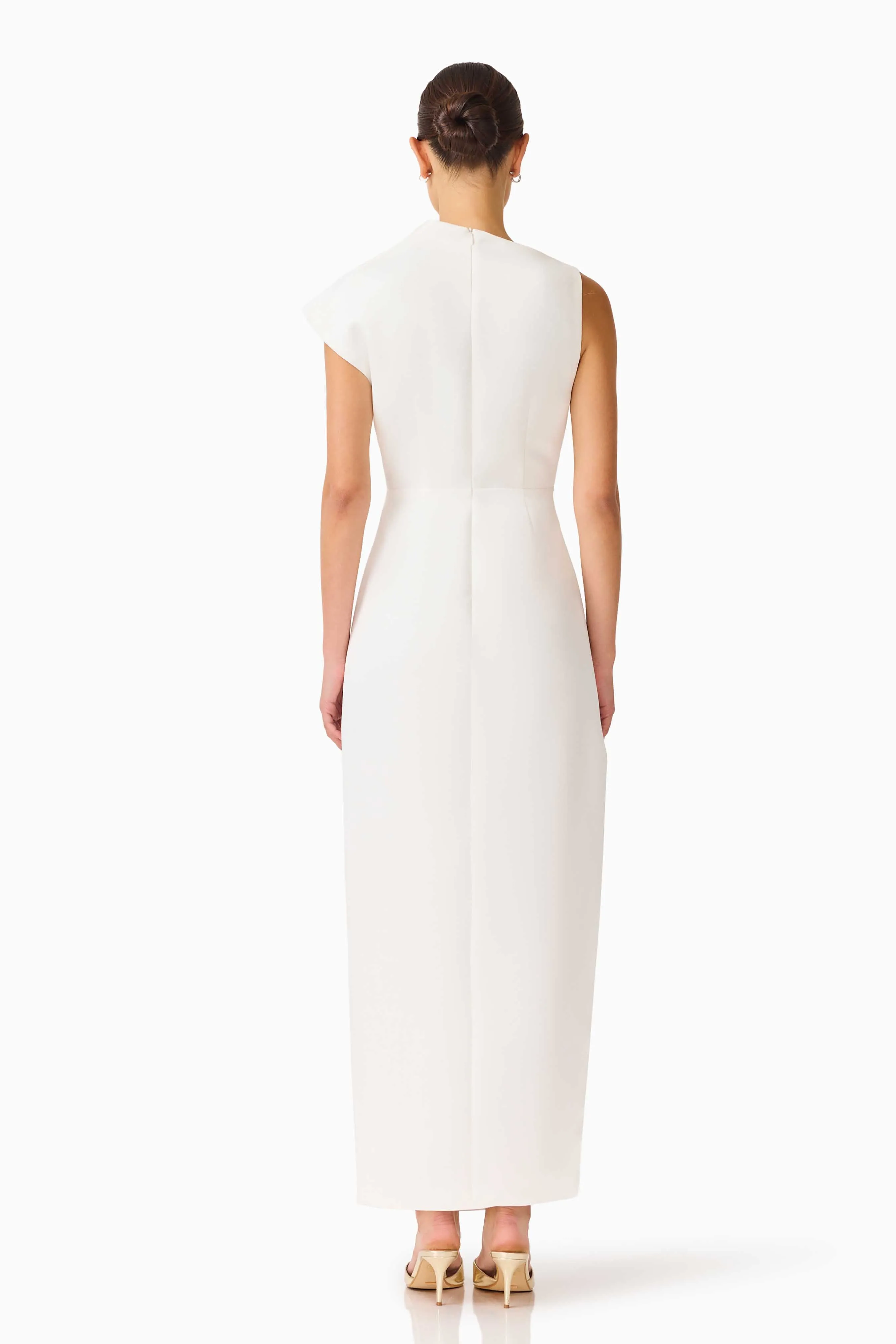 Coralie Maxi Gown in Pearl White sold by Elliatt product image thumbnail 4