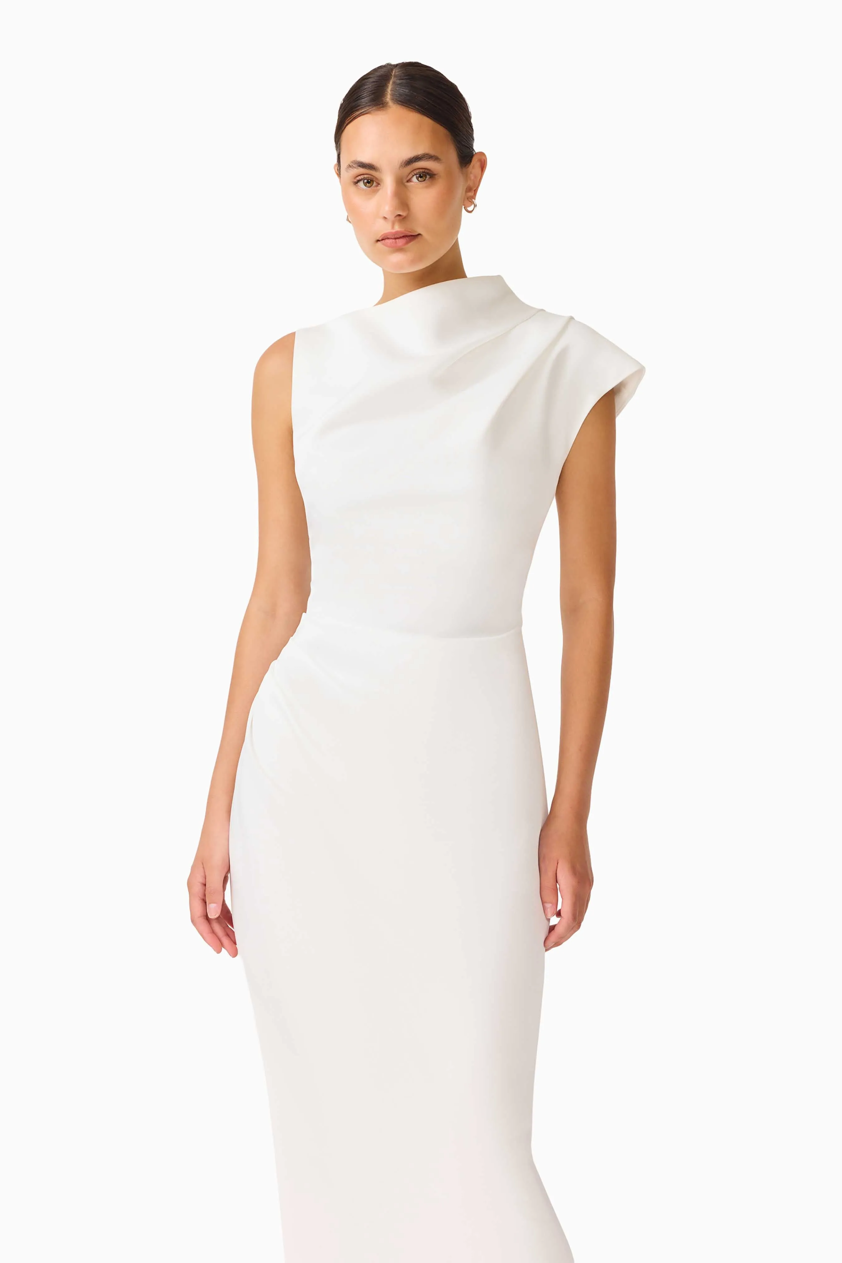 Coralie Maxi Gown in Pearl White sold by Elliatt product image thumbnail 5
