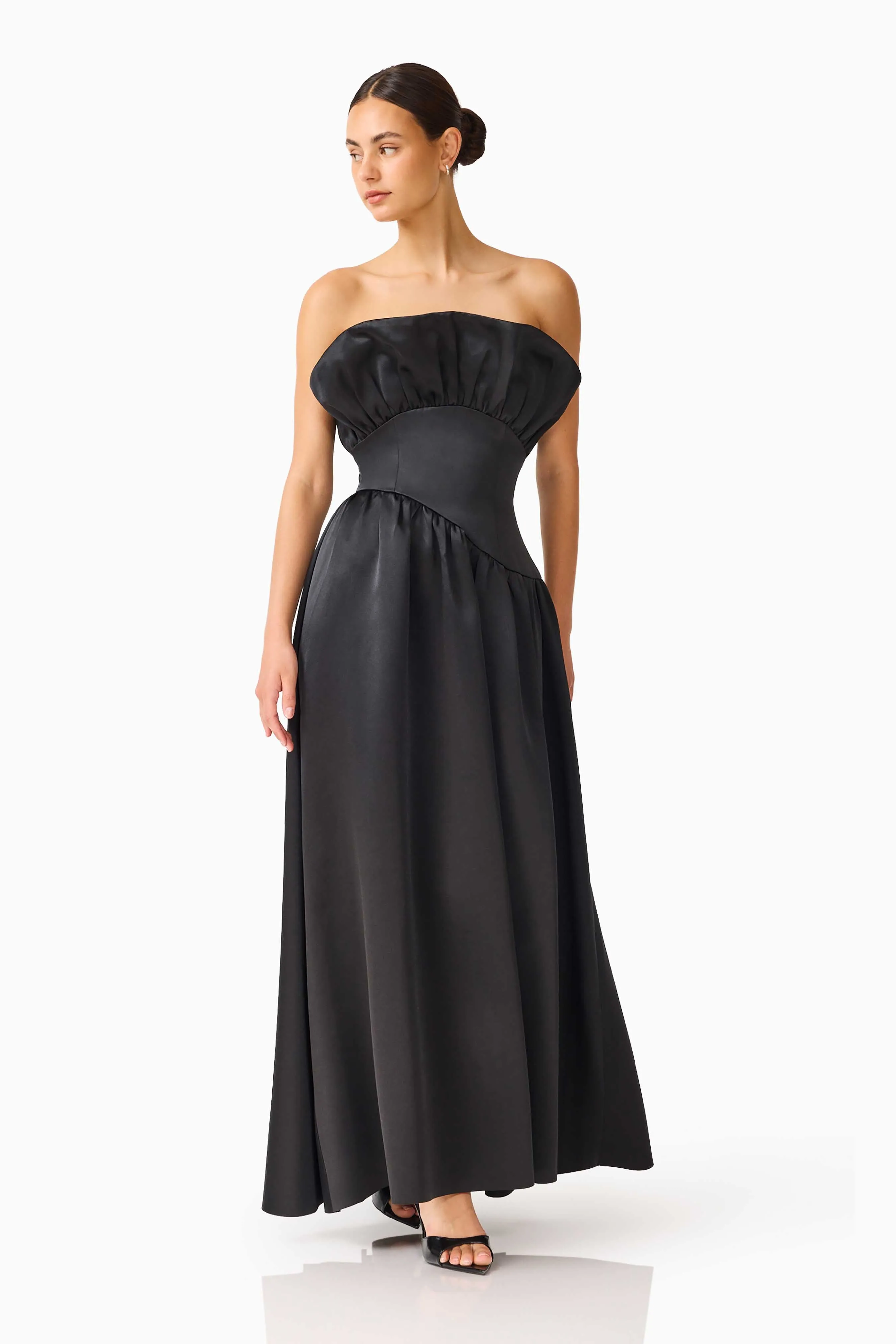 Laurel Sleeveless Maxi Dress in Black sold by Elliatt product image thumbnail 3