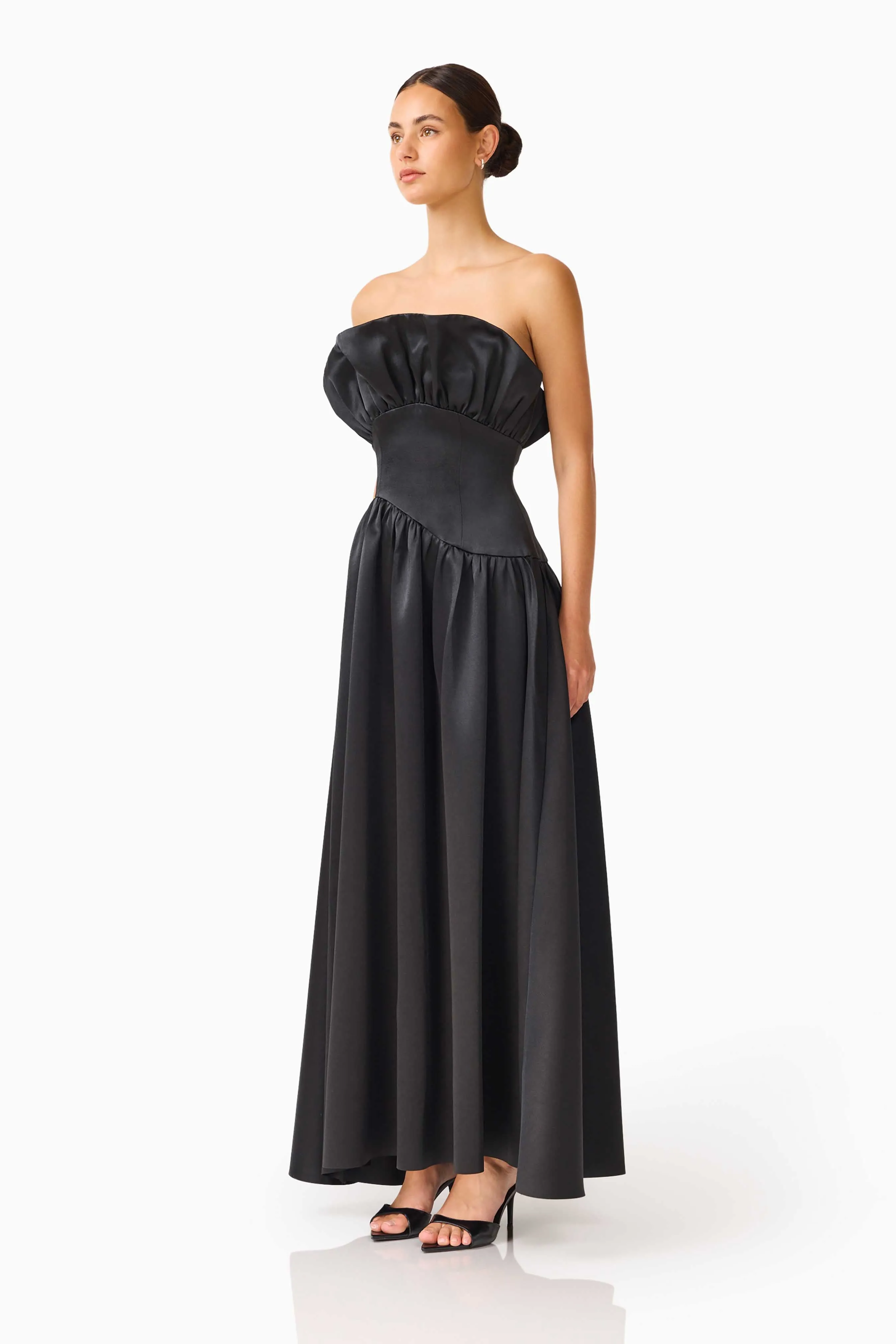 Laurel Sleeveless Maxi Dress in Black sold by Elliatt product image thumbnail 2