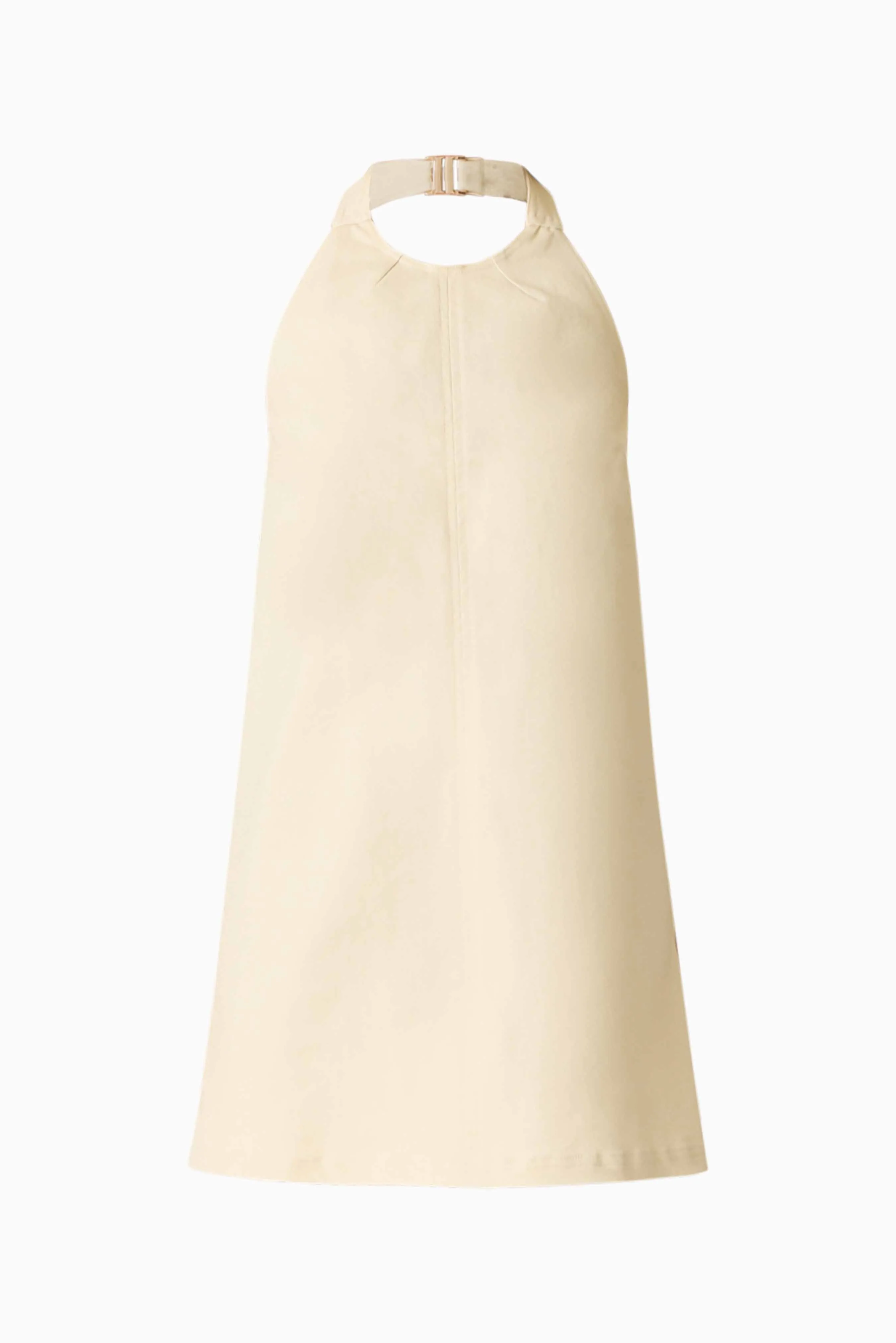 CURAAE Lavelle Halter Mini Dress in Lemon Yellow sold by Elliatt product image thumbnail 5