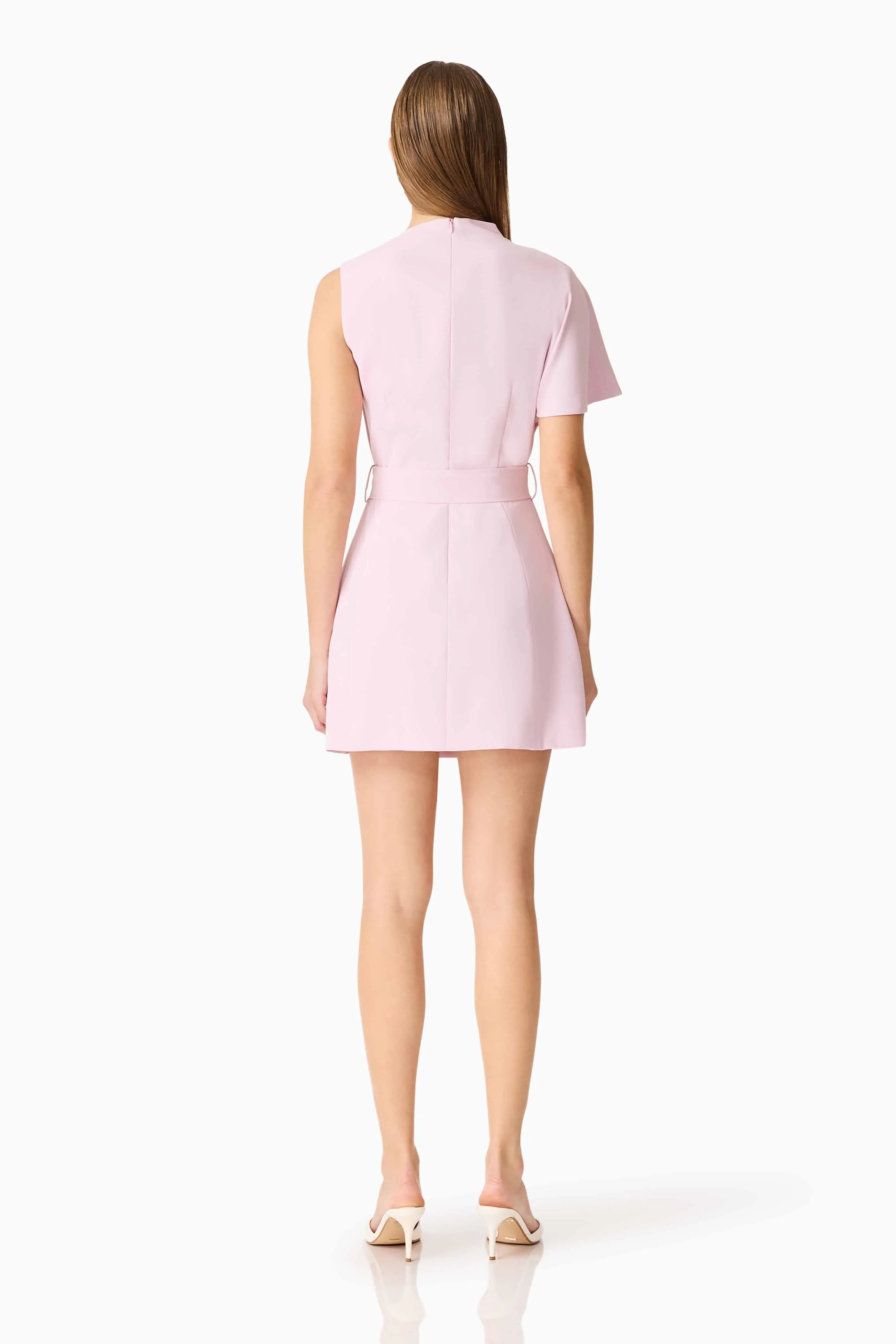 CURAAE Celie Mini Dress in Blush Pink sold by Elliatt product image thumbnail 5