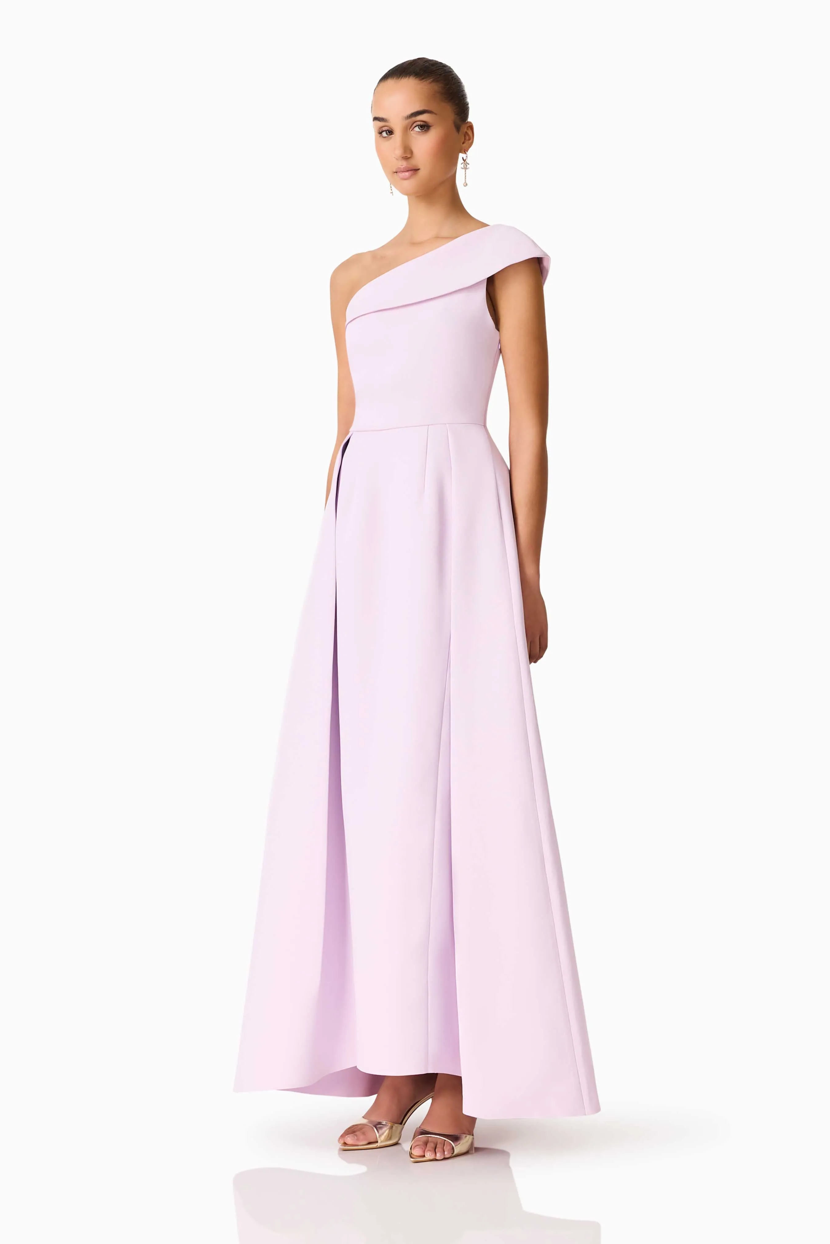 Saphine One Shoulder Gown in Pink sold by Elliatt product image thumbnail 3