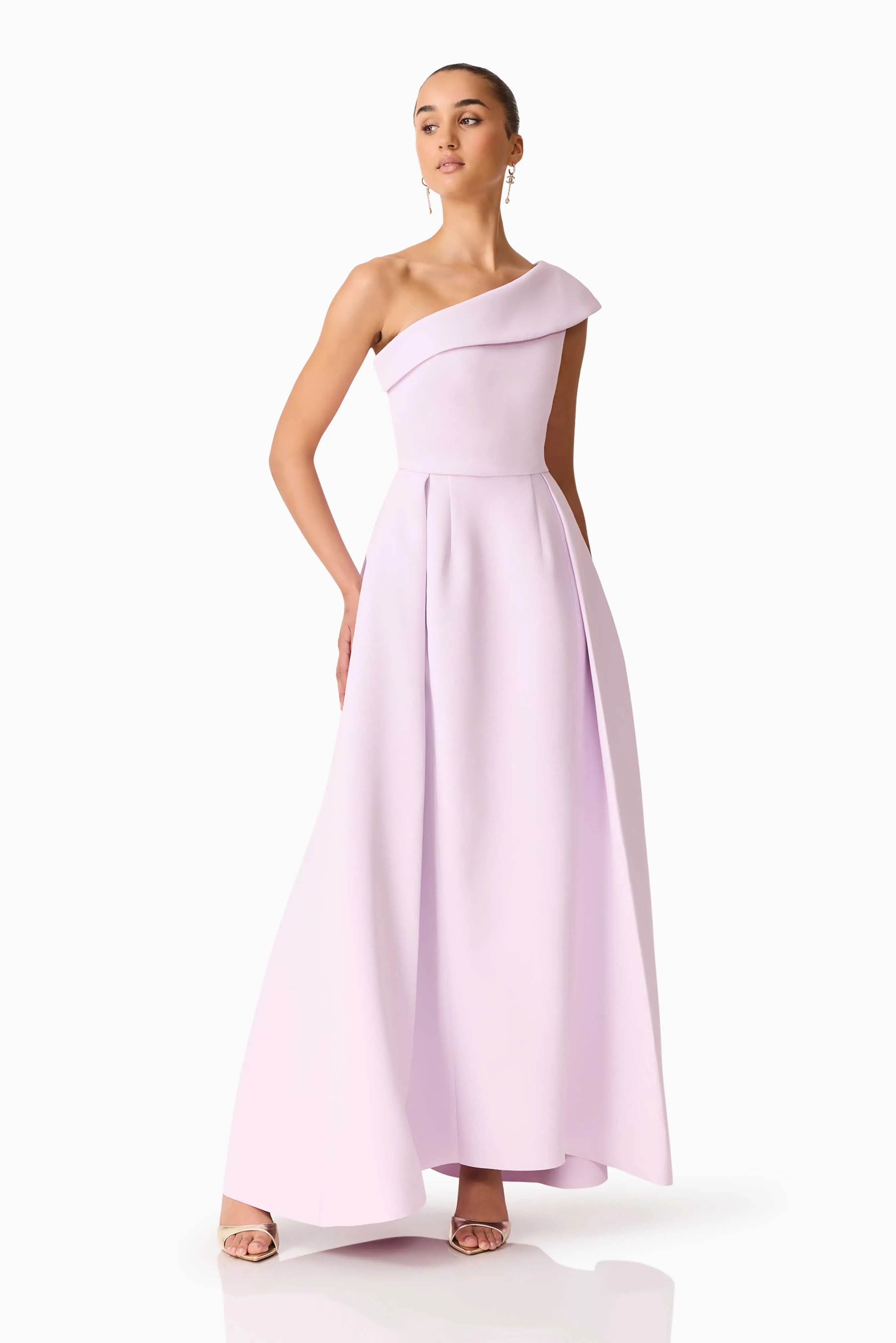 Saphine One Shoulder Gown in Pink sold by Elliatt product image thumbnail 4