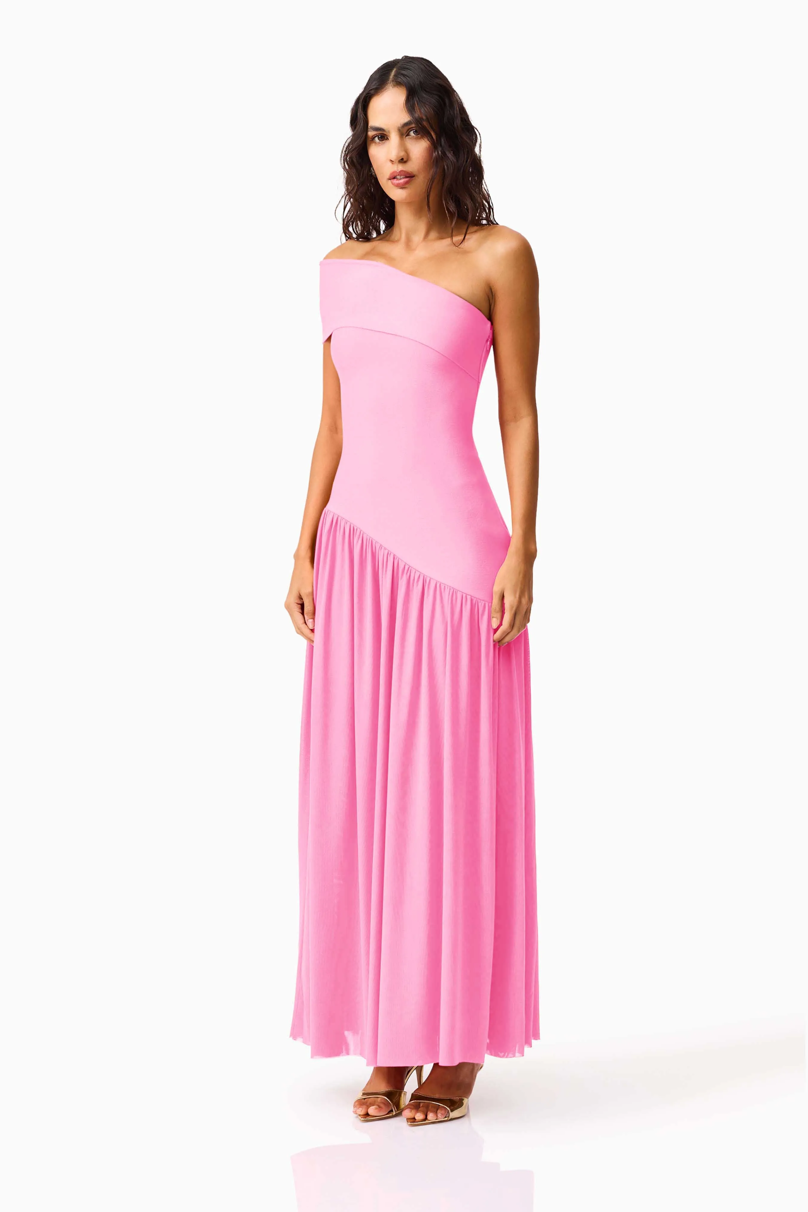 Jesselle Off The Shoulder Gown in Pink sold by Elliatt product image thumbnail 3