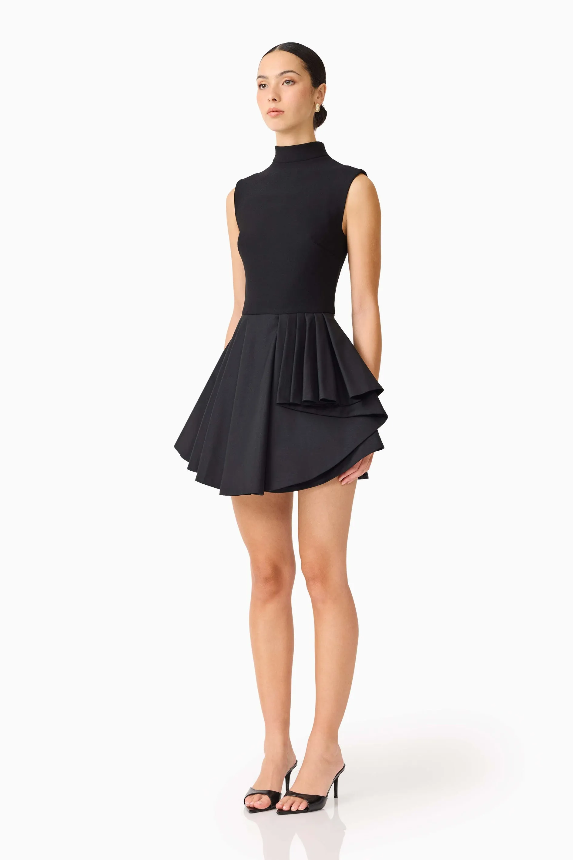 Nydia A-Line Mini Dress in Black sold by Elliatt product image thumbnail 3