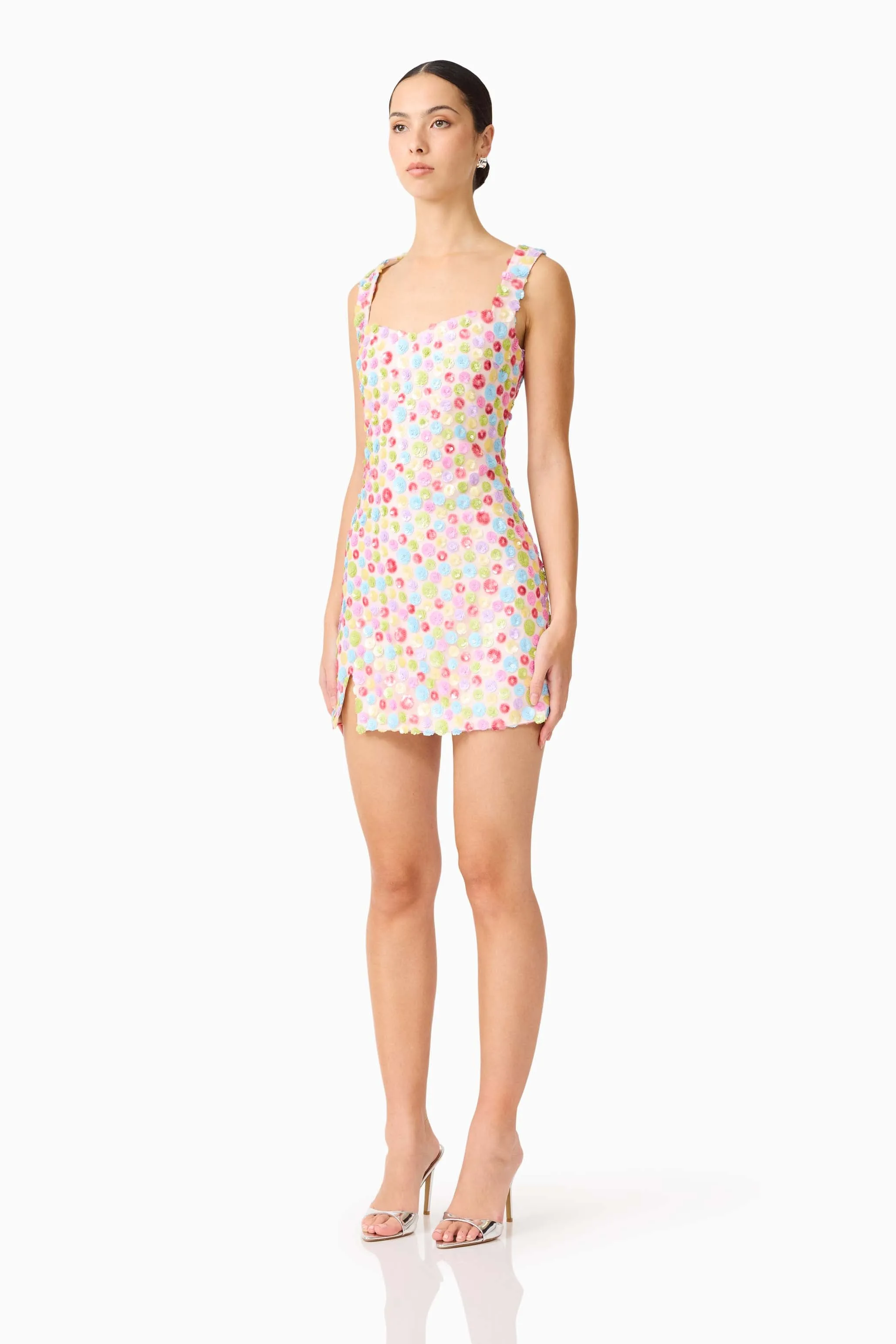 CURAAE Bijou Mini Dress in Multi sold by Elliatt product image thumbnail 3