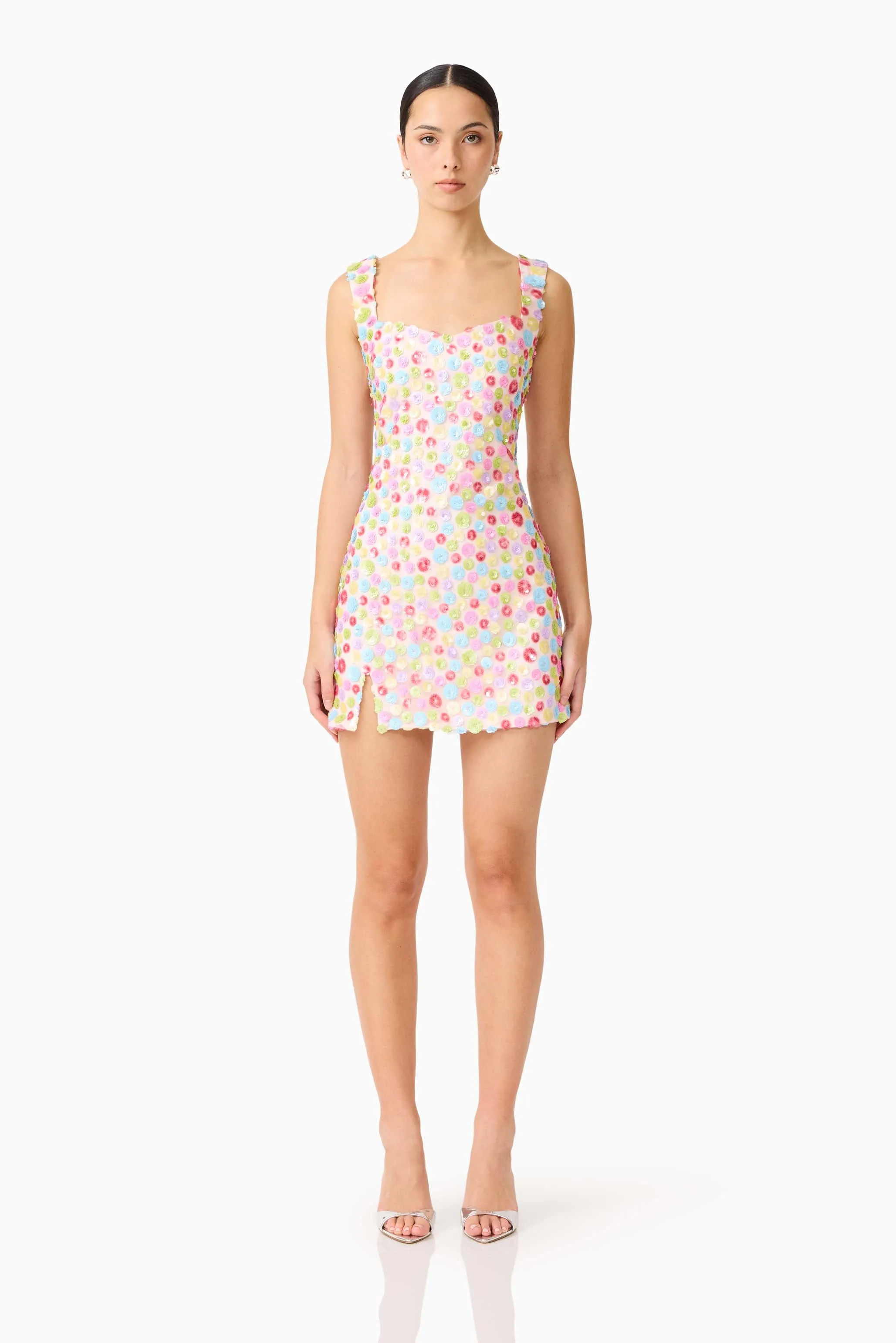 CURAAE Bijou Mini Dress in Multi sold by Elliatt