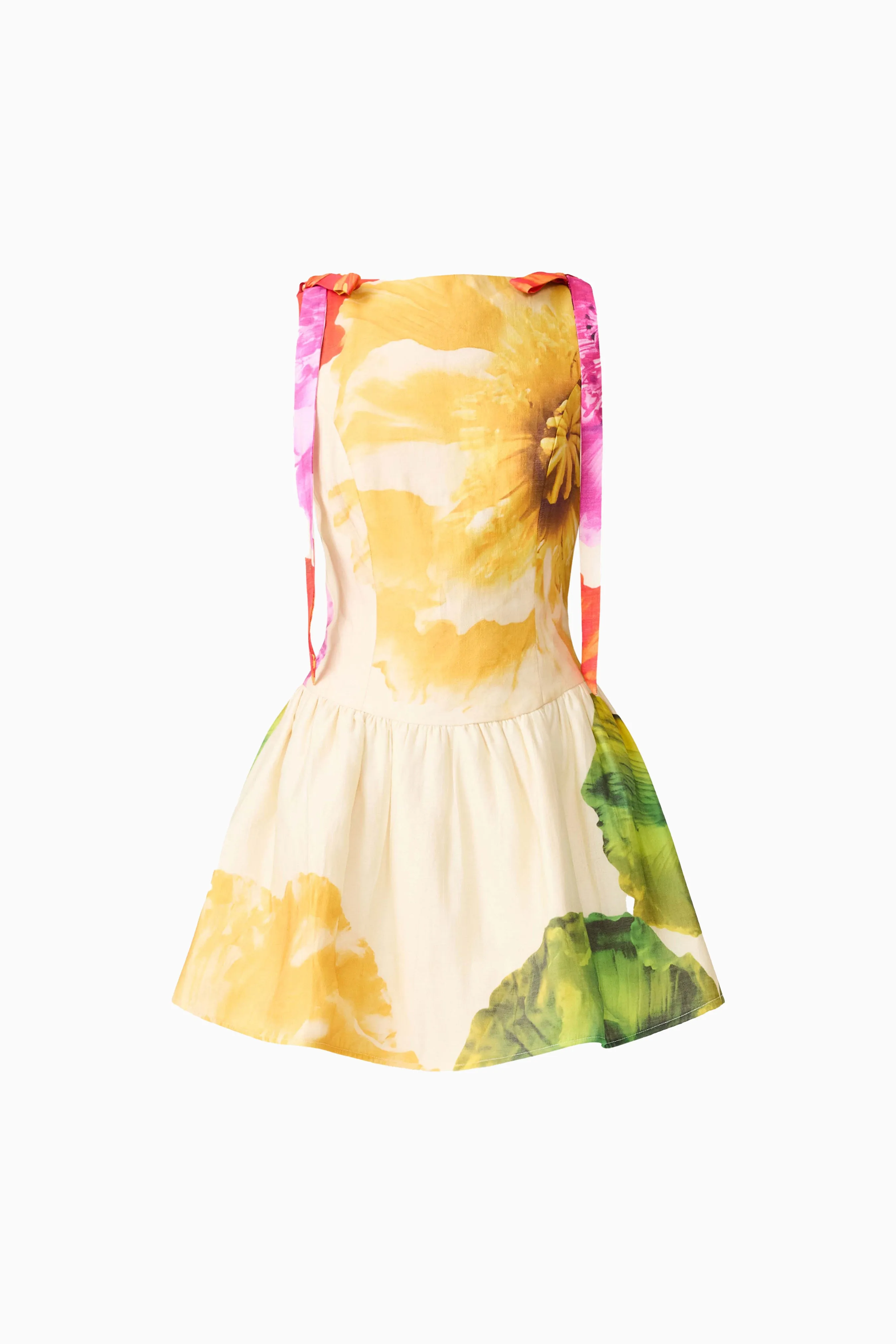 Lilia A-Line Mini Dress in Multi Floral sold by Elliatt product image thumbnail 3