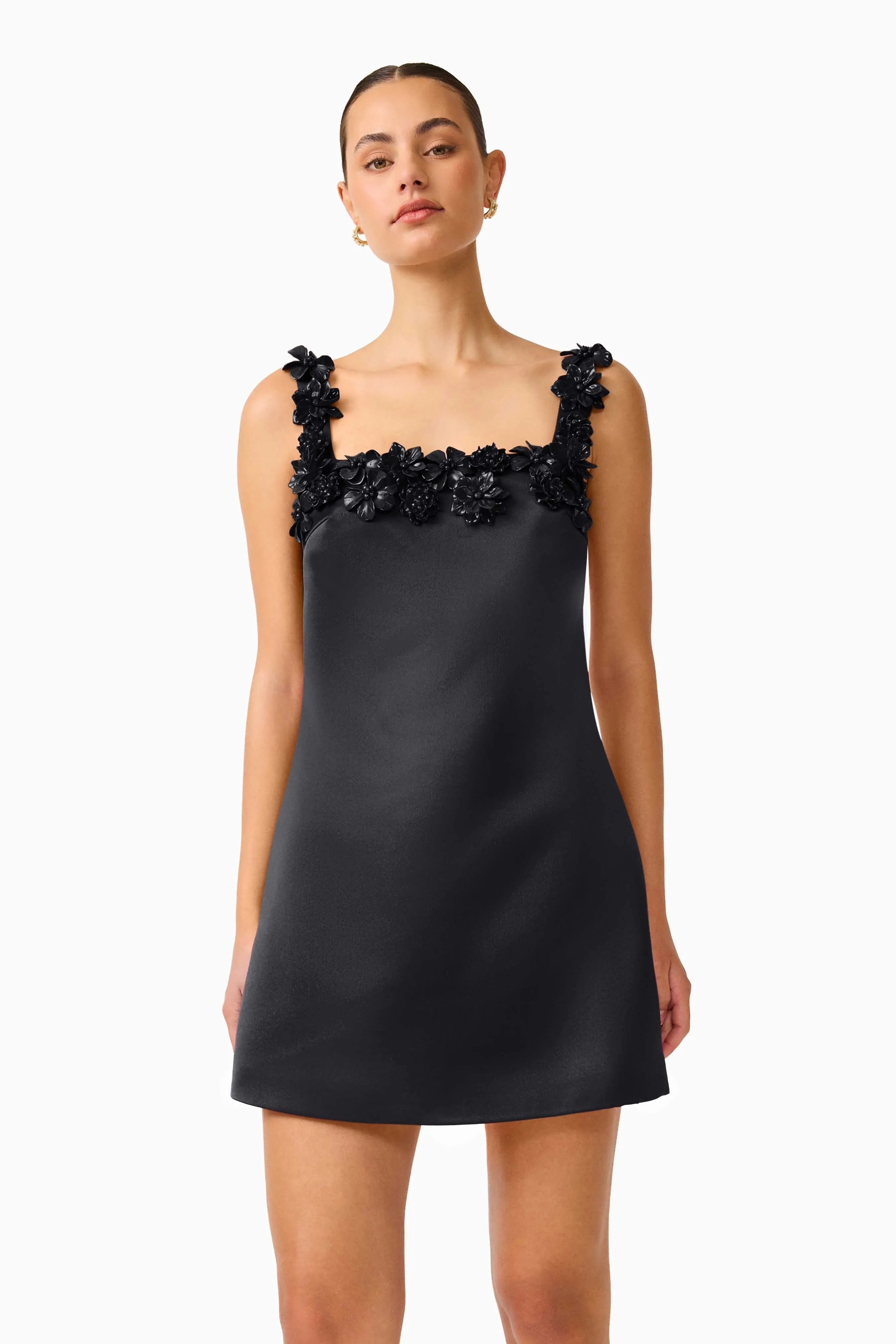 Lucetta Shift Mini Dress in Black sold by Elliatt product image thumbnail 2
