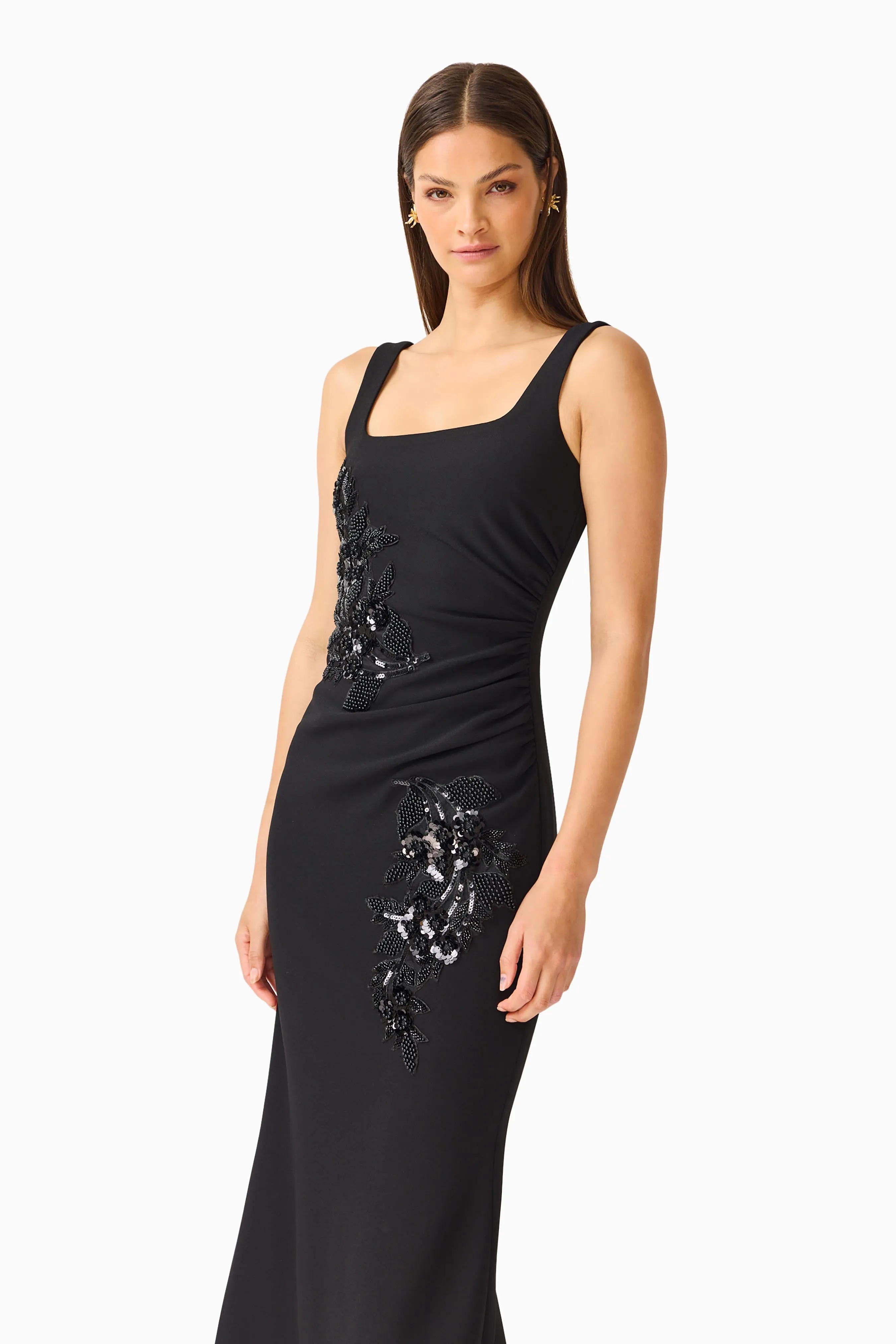 Odelia Beaded Maxi Dress in Black sold by Elliatt product image thumbnail 2