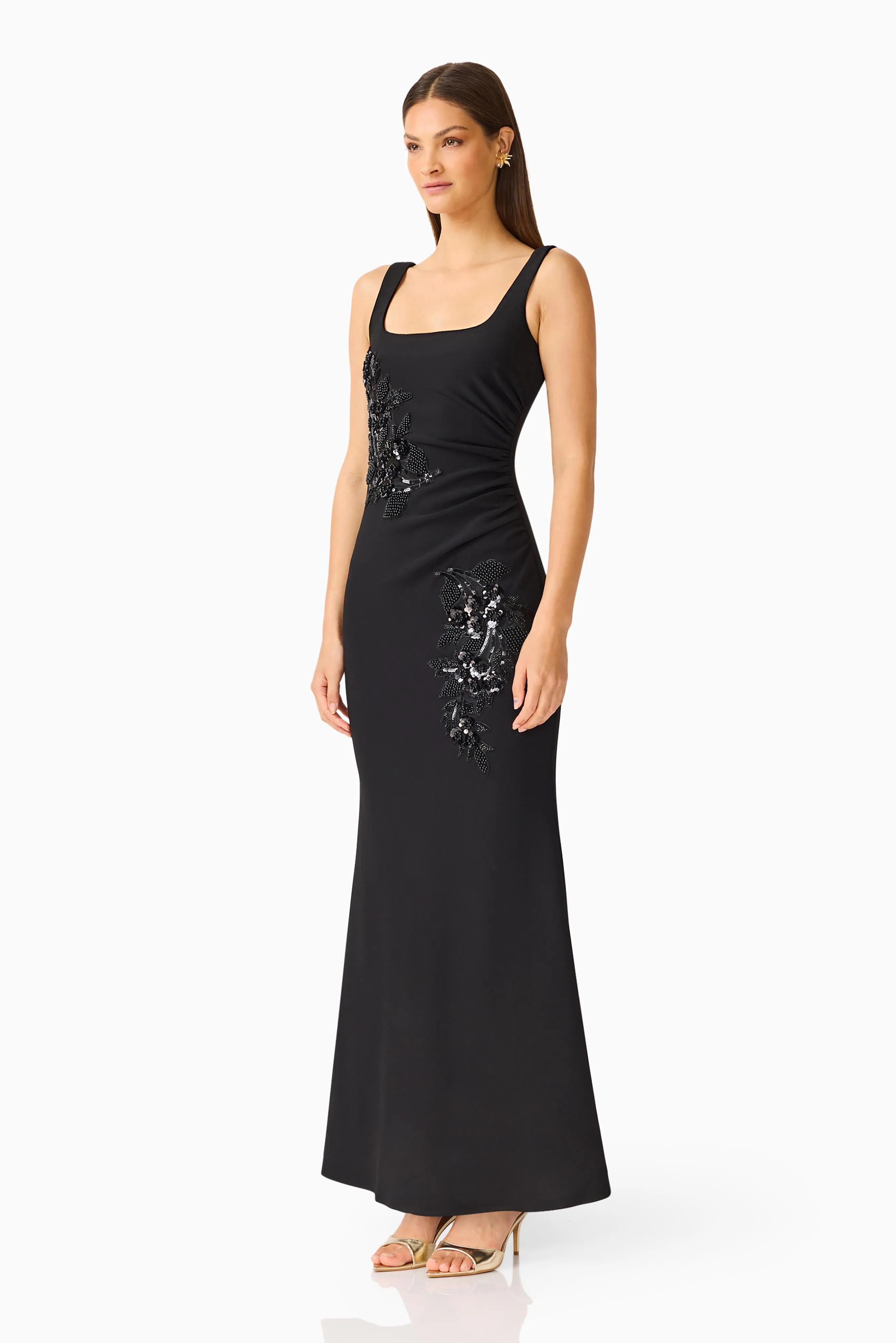 Odelia Beaded Maxi Dress in Black sold by Elliatt product image thumbnail 4