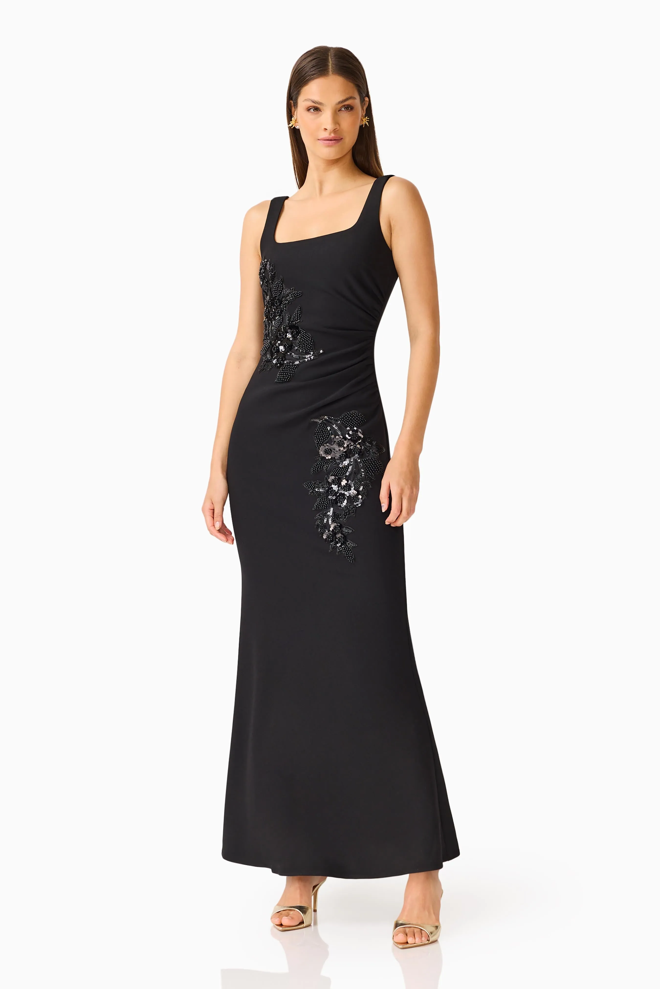 Odelia Beaded Maxi Dress in Black sold by Elliatt product image thumbnail 5