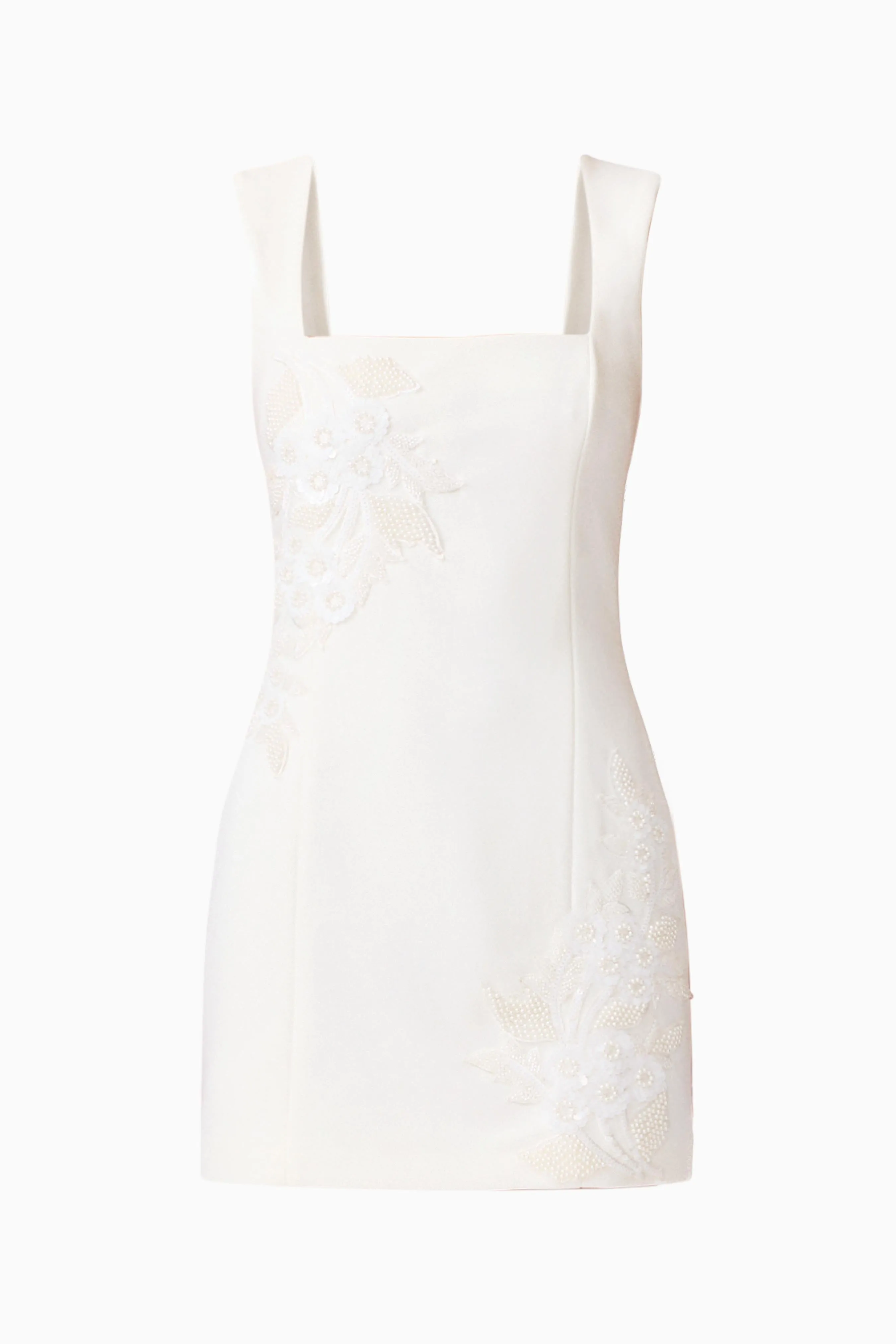 Odelia Beaded Mini Dress in White sold by Elliatt product image thumbnail 3