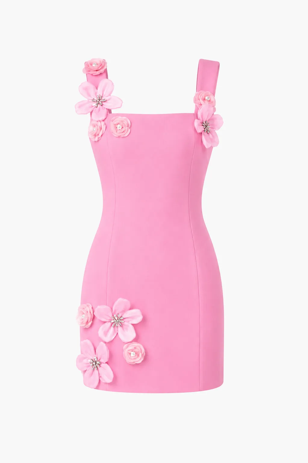 Chantelle Floral Mini Dress in Pink sold by Elliatt product image thumbnail 3