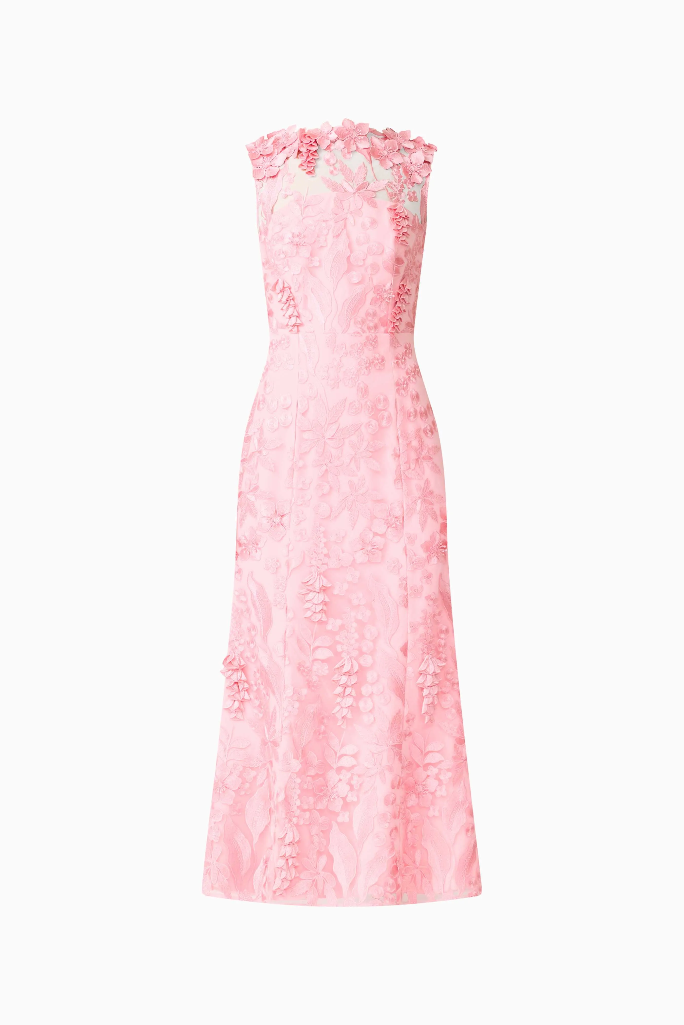 Monique Floral Applique Midi in Pink sold by Elliatt product image thumbnail 3