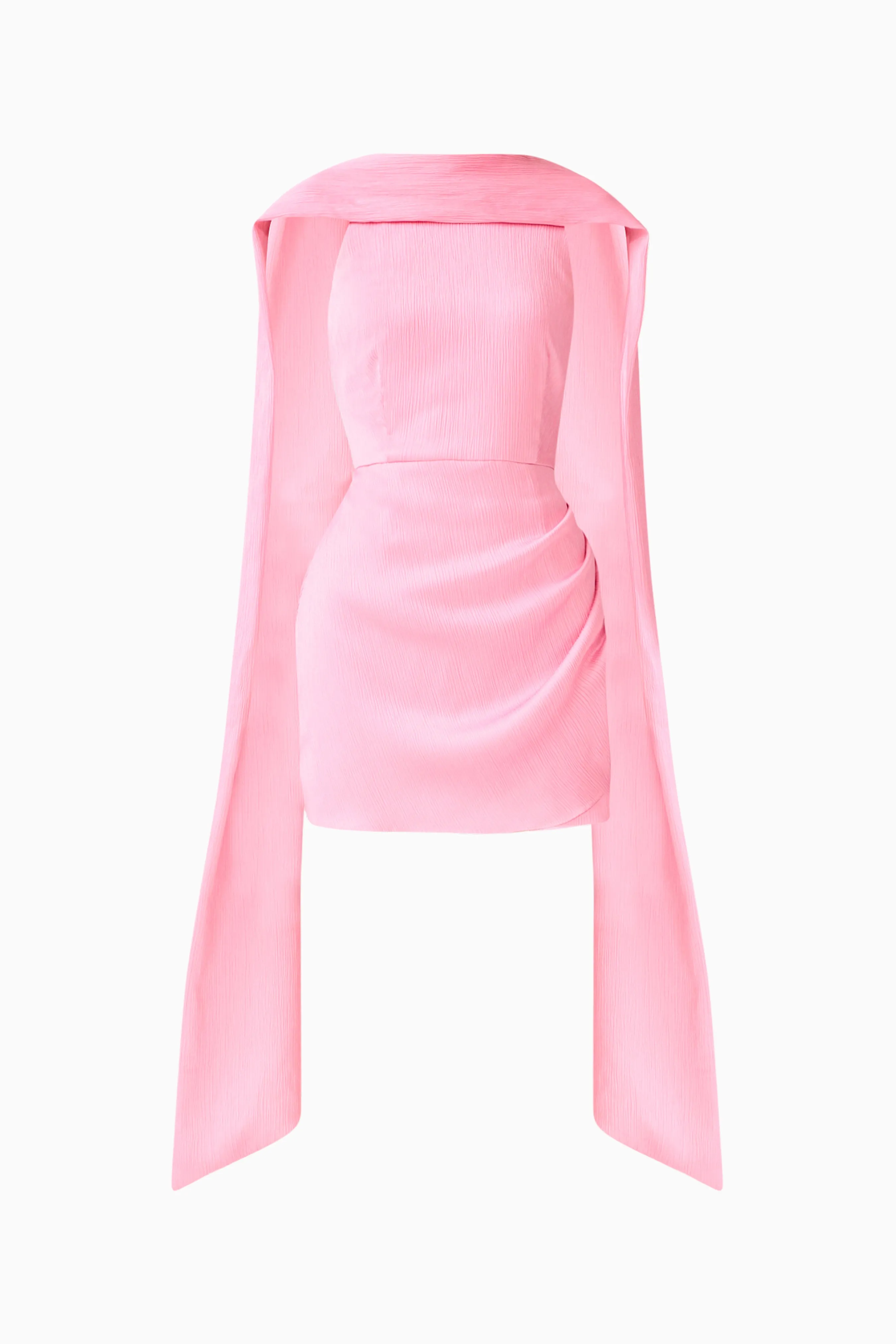 Calista Neck Scarf Mini Dress in Pink sold by Elliatt product image thumbnail 3