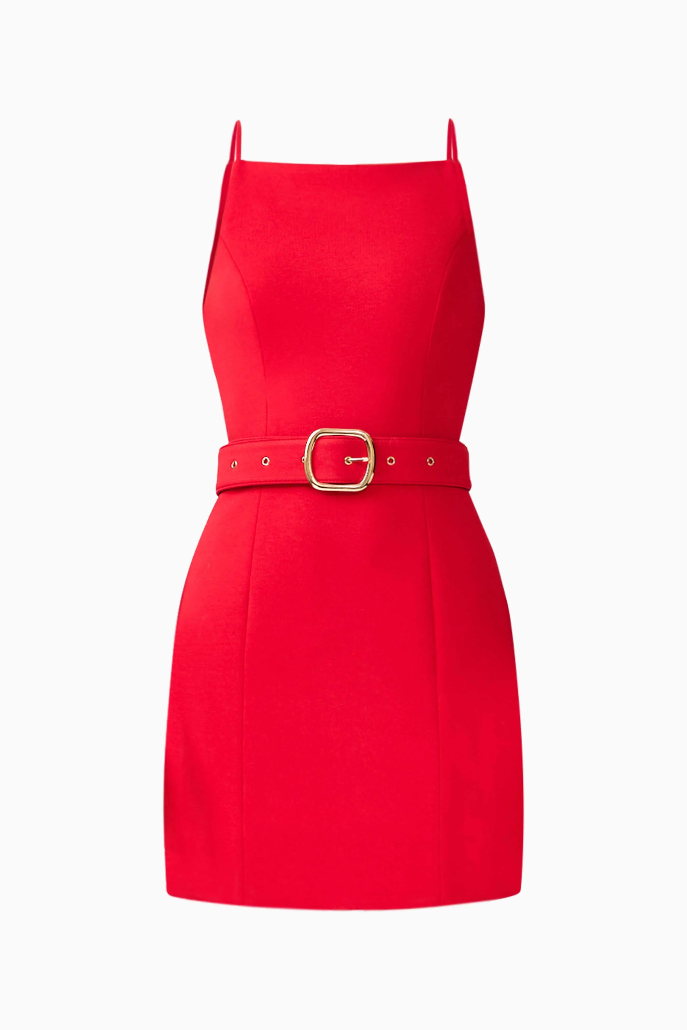 CURAAE Aris Mini Dress in Red sold by Elliatt product image thumbnail 3