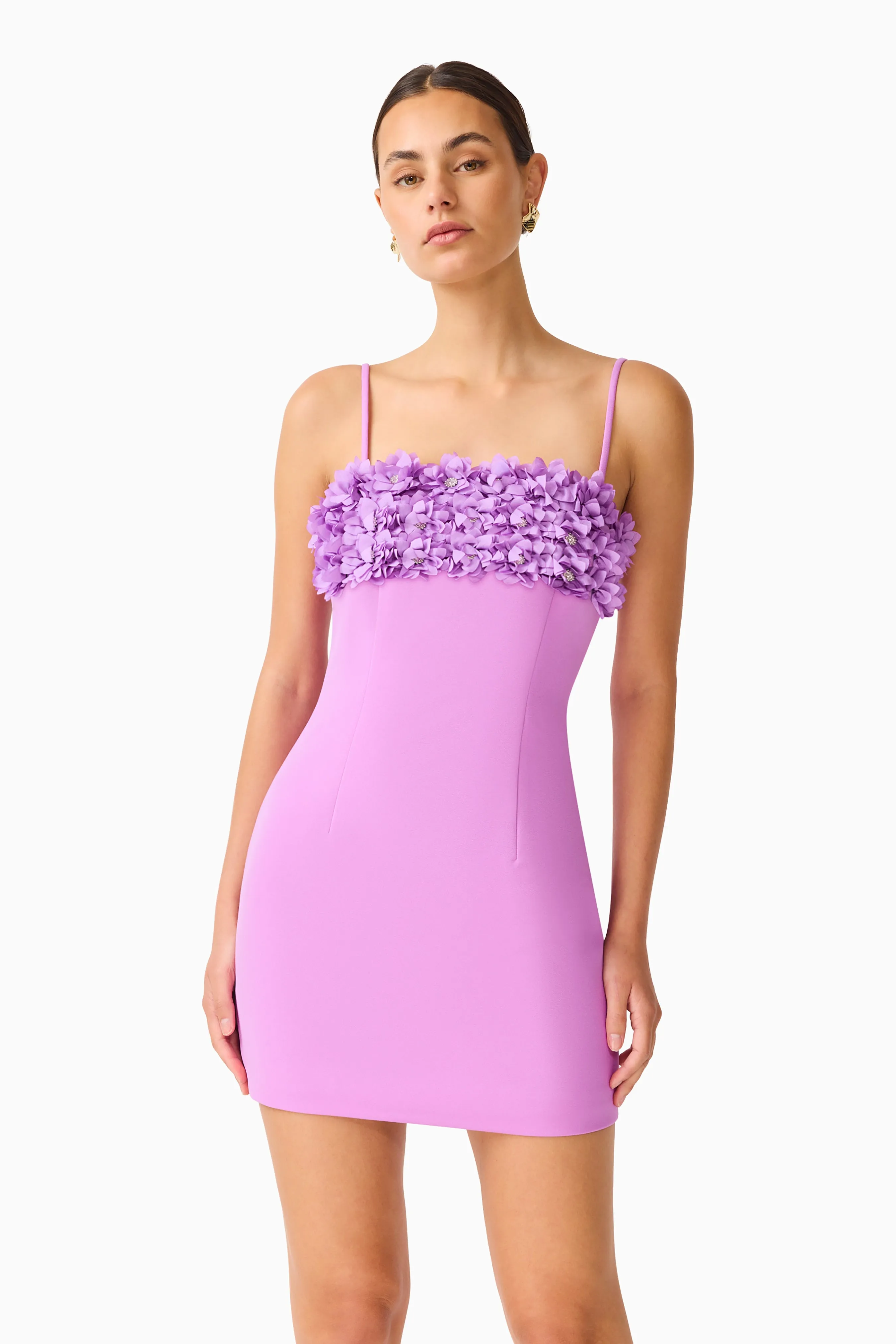 Solenne Party Mini Dress in Purple sold by Elliatt product image thumbnail 2