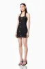 Mykonos Halter Neck Mini Dress In Black sold by Elliatt