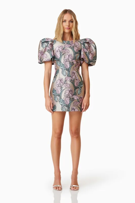 Audrey Cocktail Mini Dress In Purple sold by Elliatt