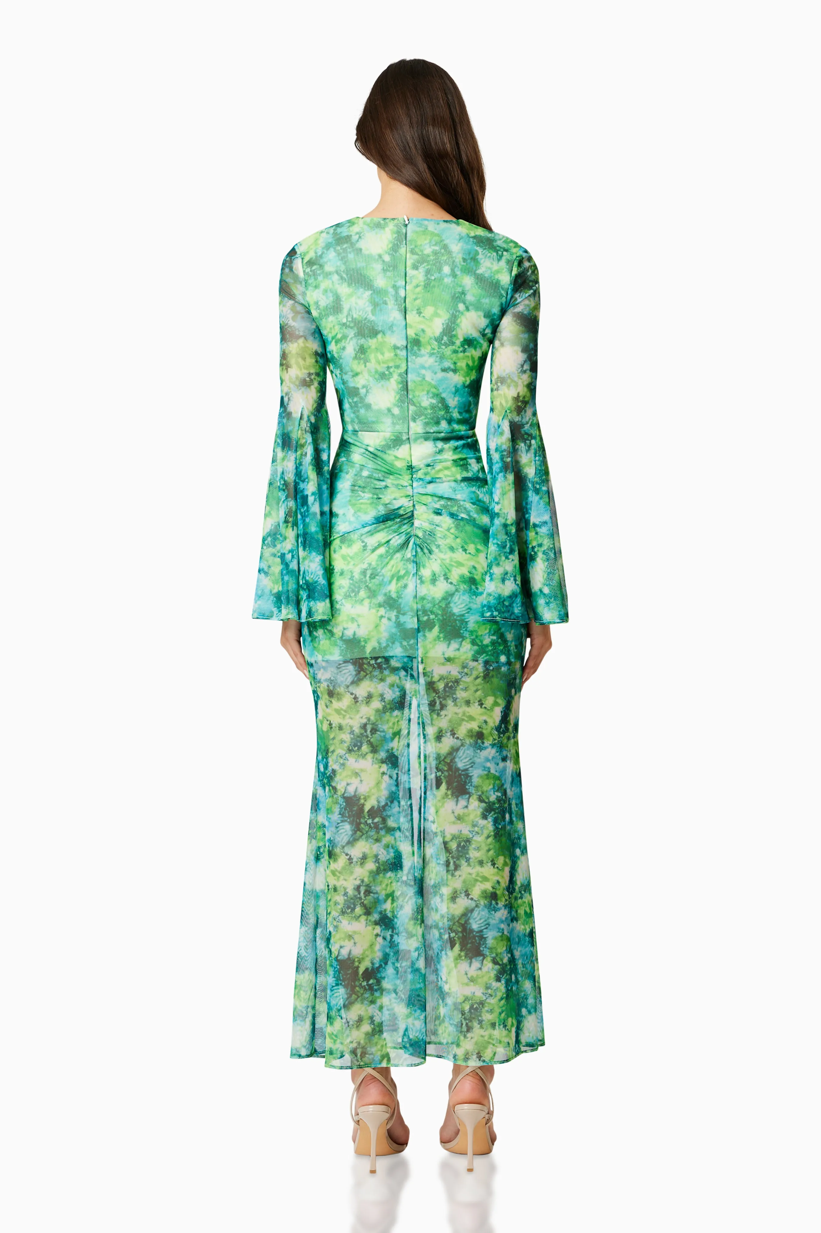 Jonquil Long Sleeve Maxi Dress In Green sold by Elliatt product image thumbnail 5