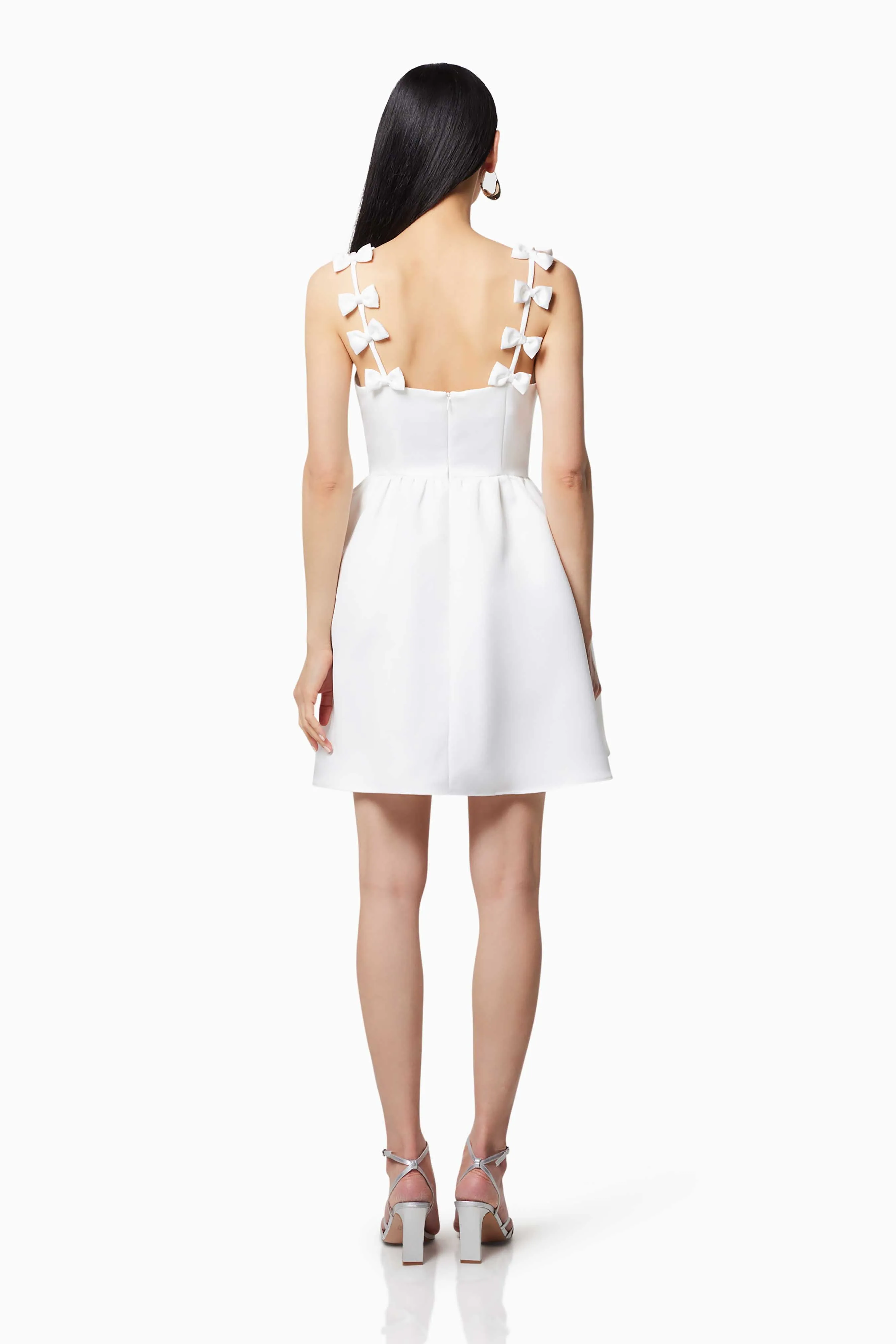 Enchantment Mini Dress In White sold by Elliatt product image thumbnail 5