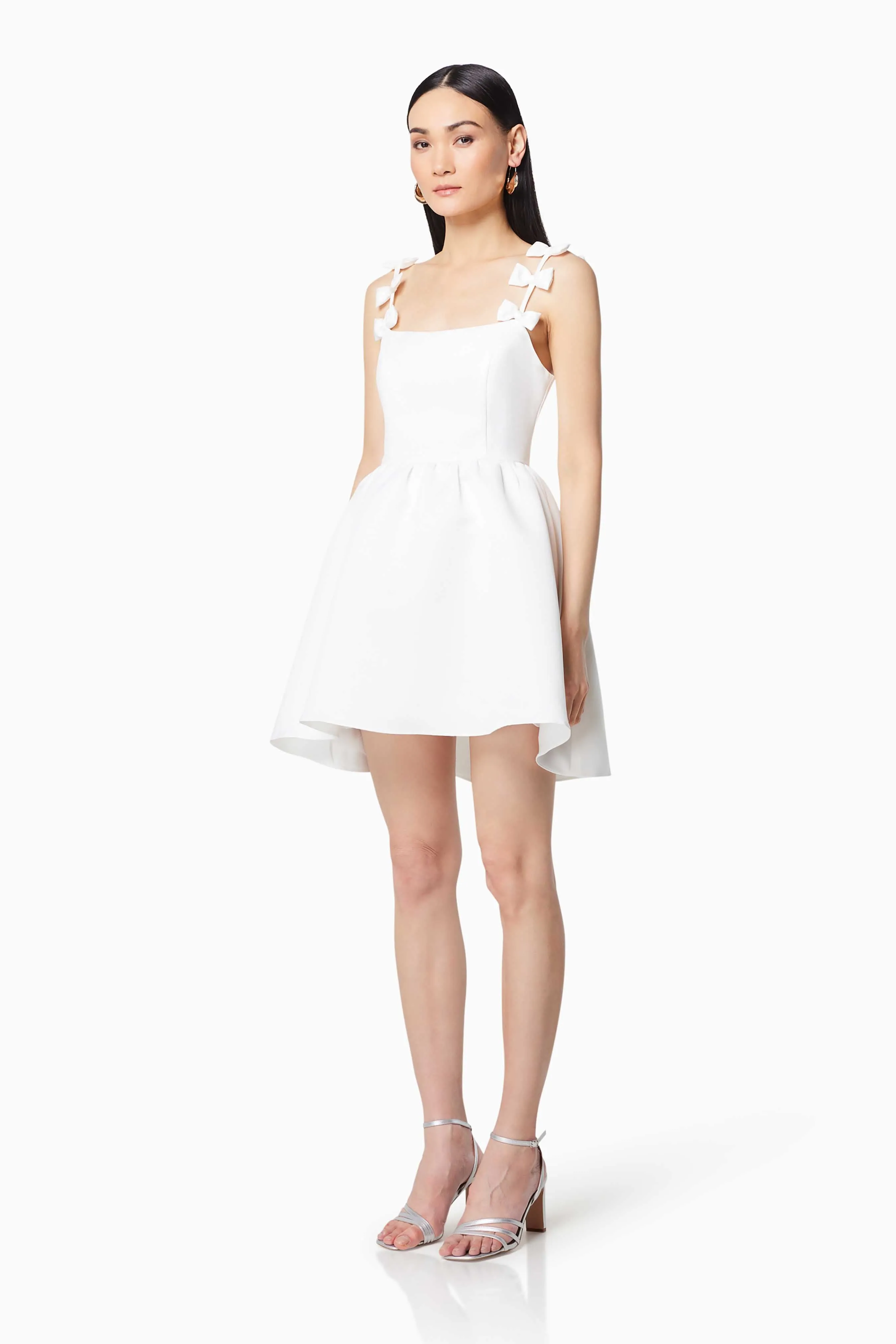 Enchantment Mini Dress In White sold by Elliatt product image thumbnail 3