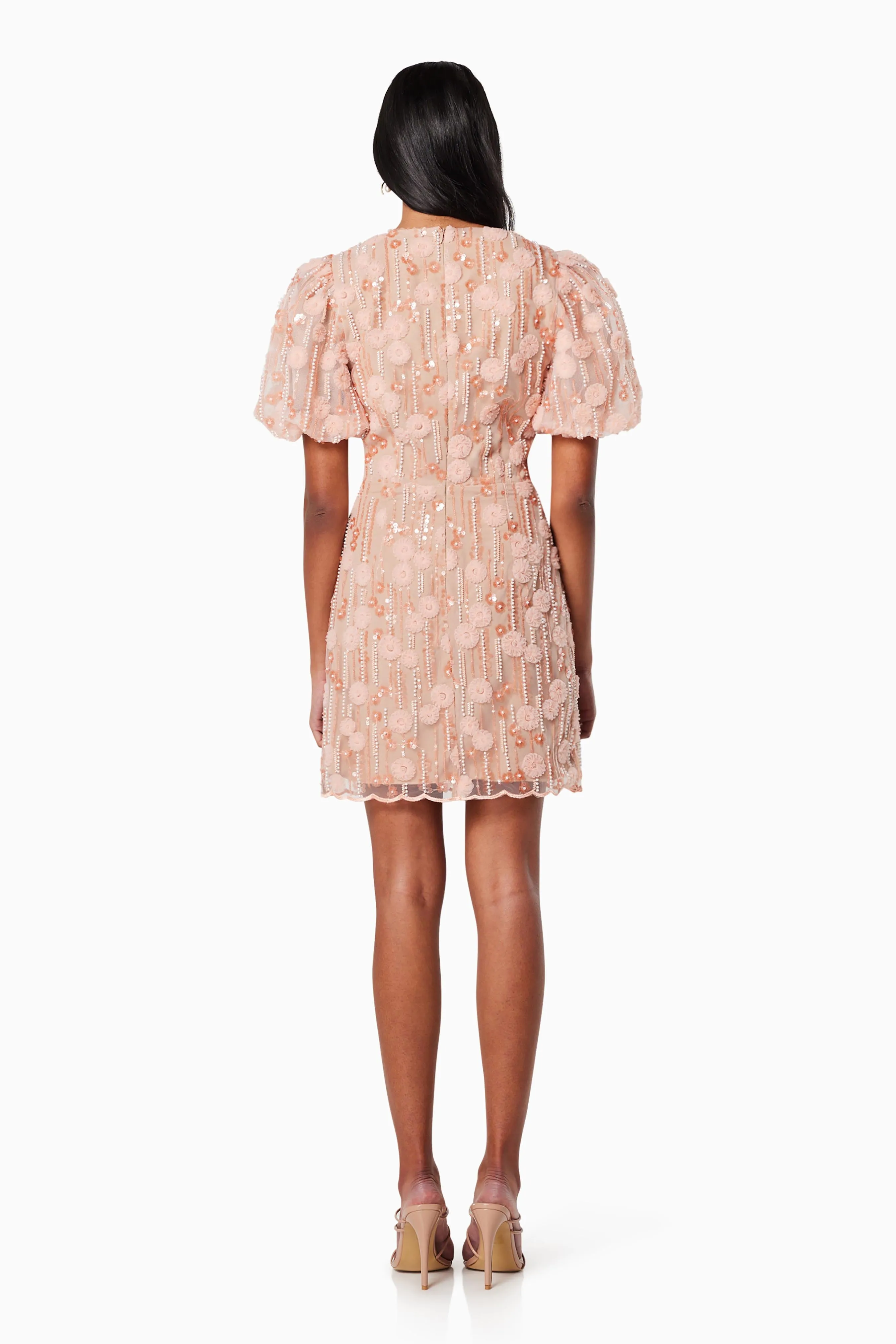 Arles Fitted Mini Dress In Pink sold by Elliatt product image thumbnail 4